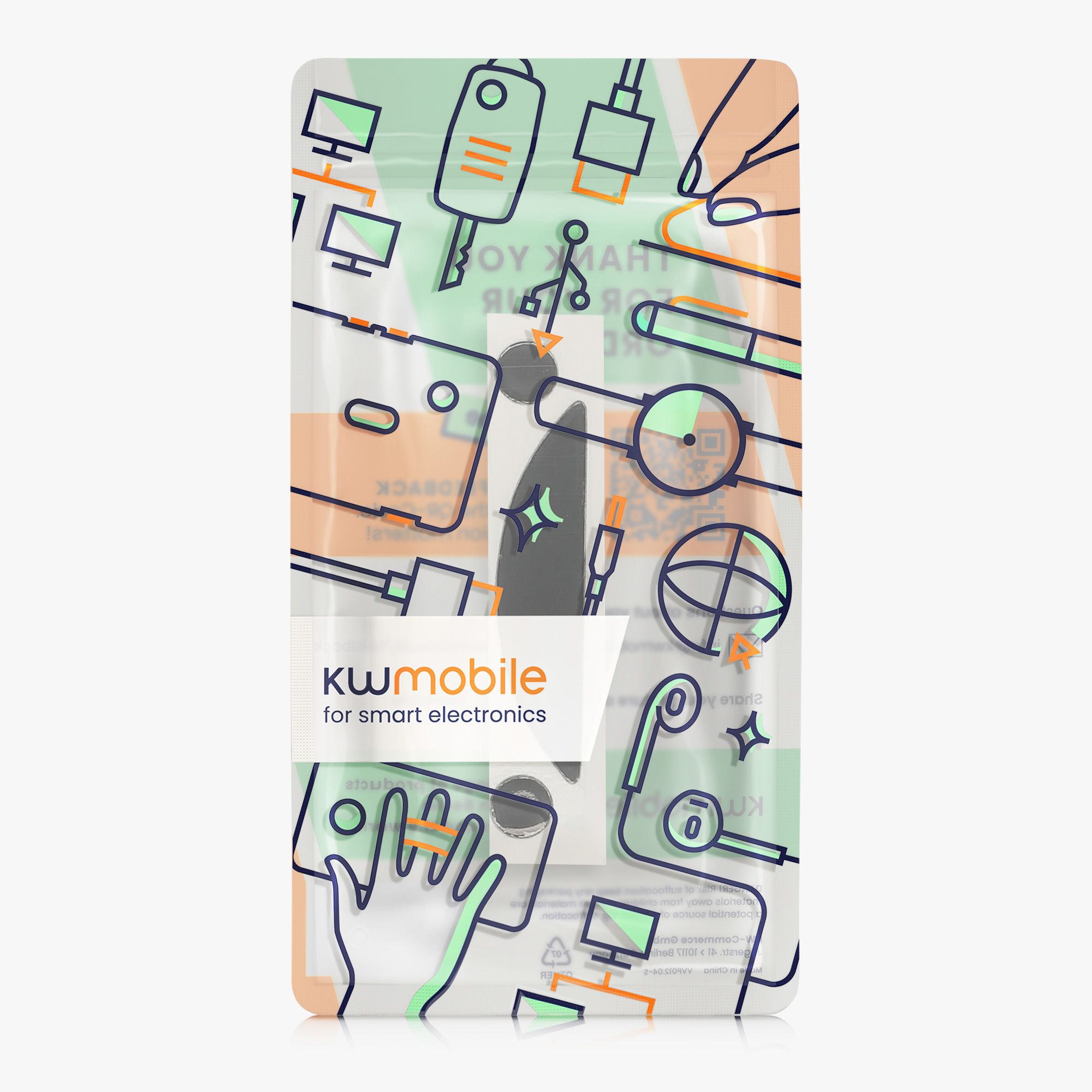 Náhradní kluzné podložky pod myš kwmobile pro Logitech M330 / M280 / M275, černá