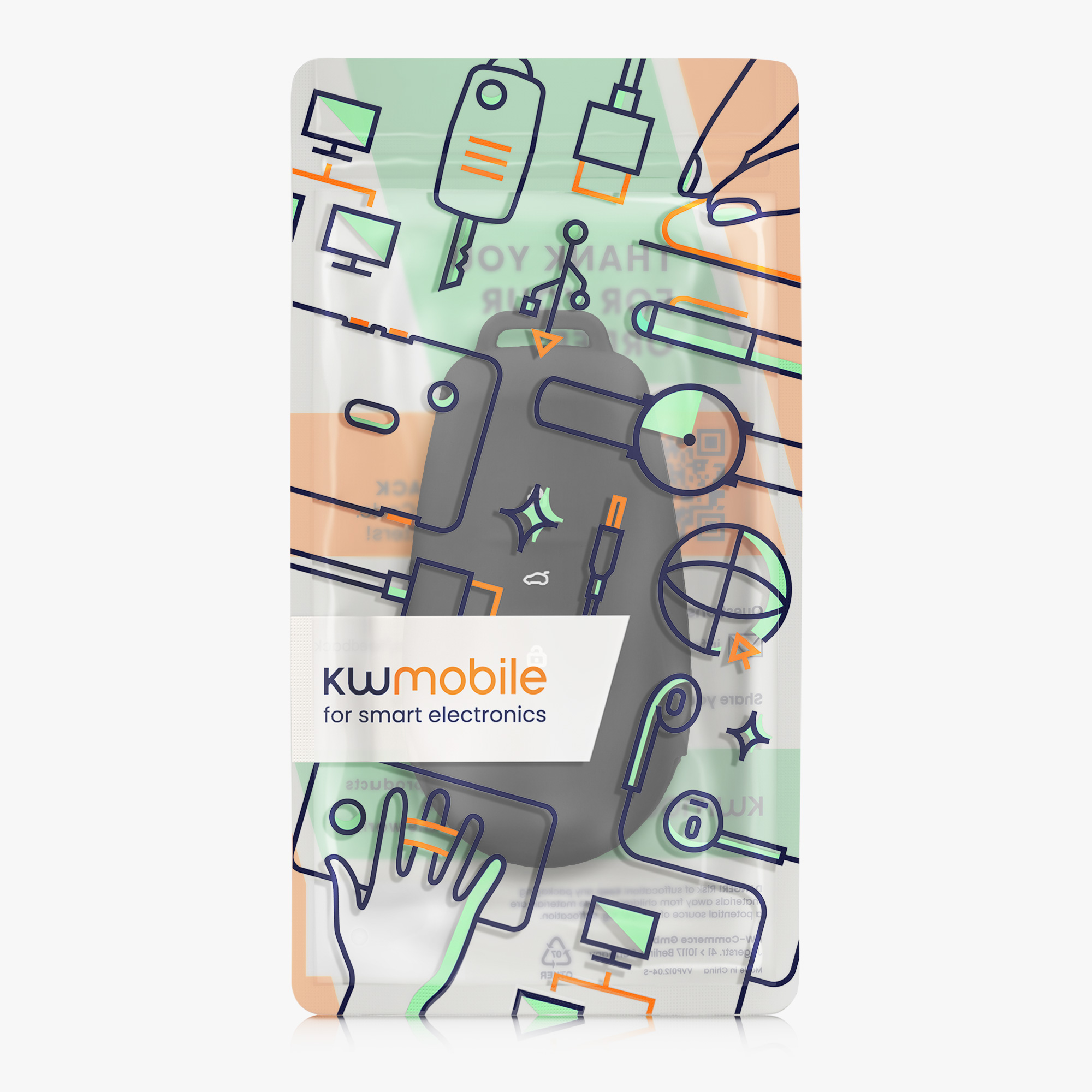Kwmobile Příslušenství matná černá