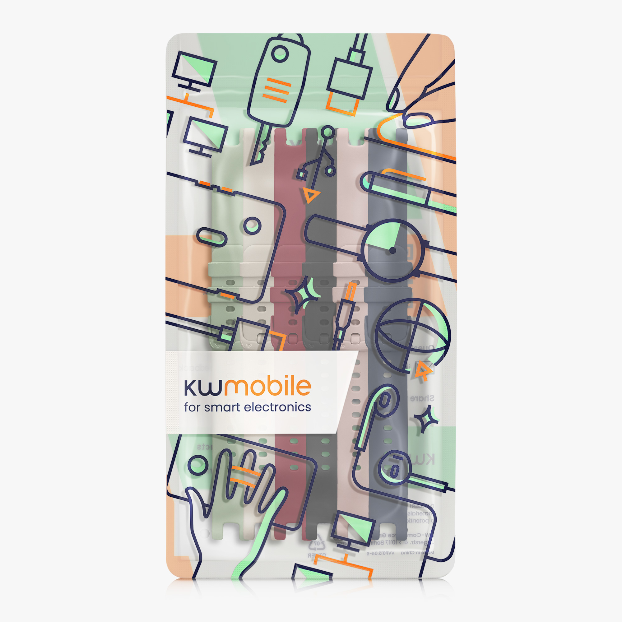 Řemínek kwmobile pro Garmin Lily Sport, vícebarevná