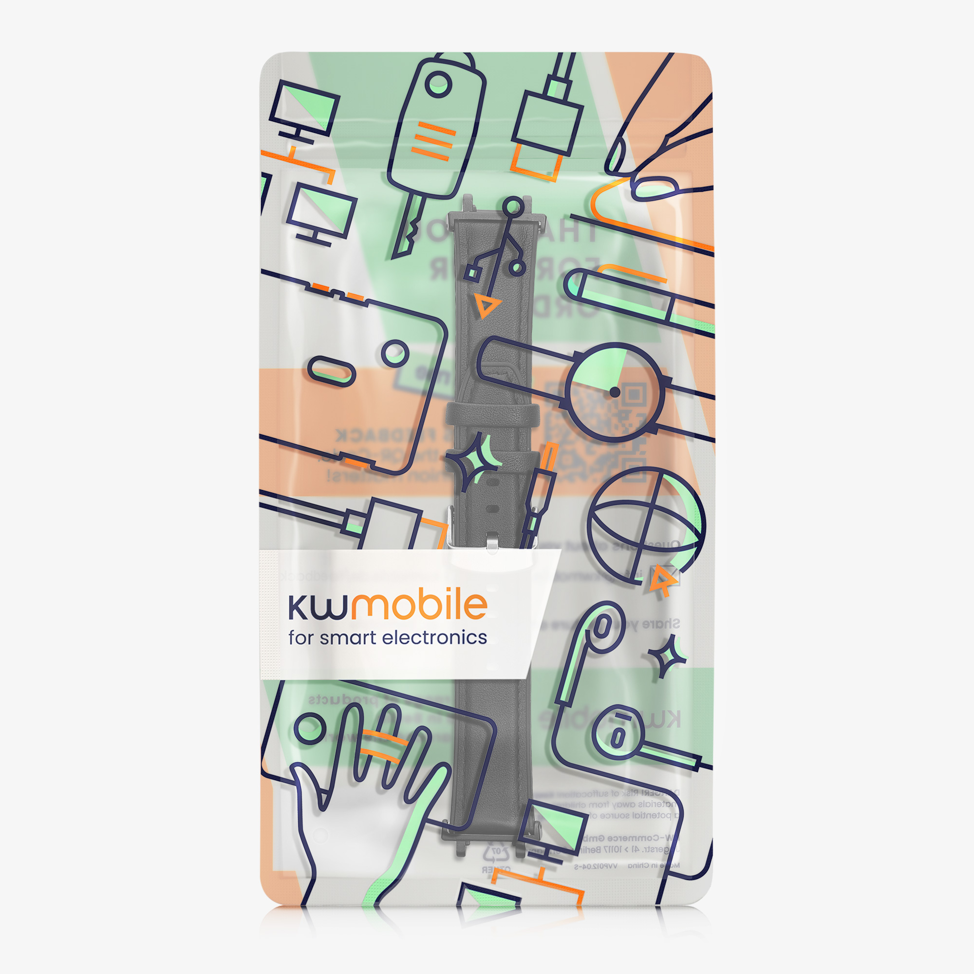 Řemínek pro Amazfit Active Edge (A2212) / Active Edge (A2213) kwmobile - černá