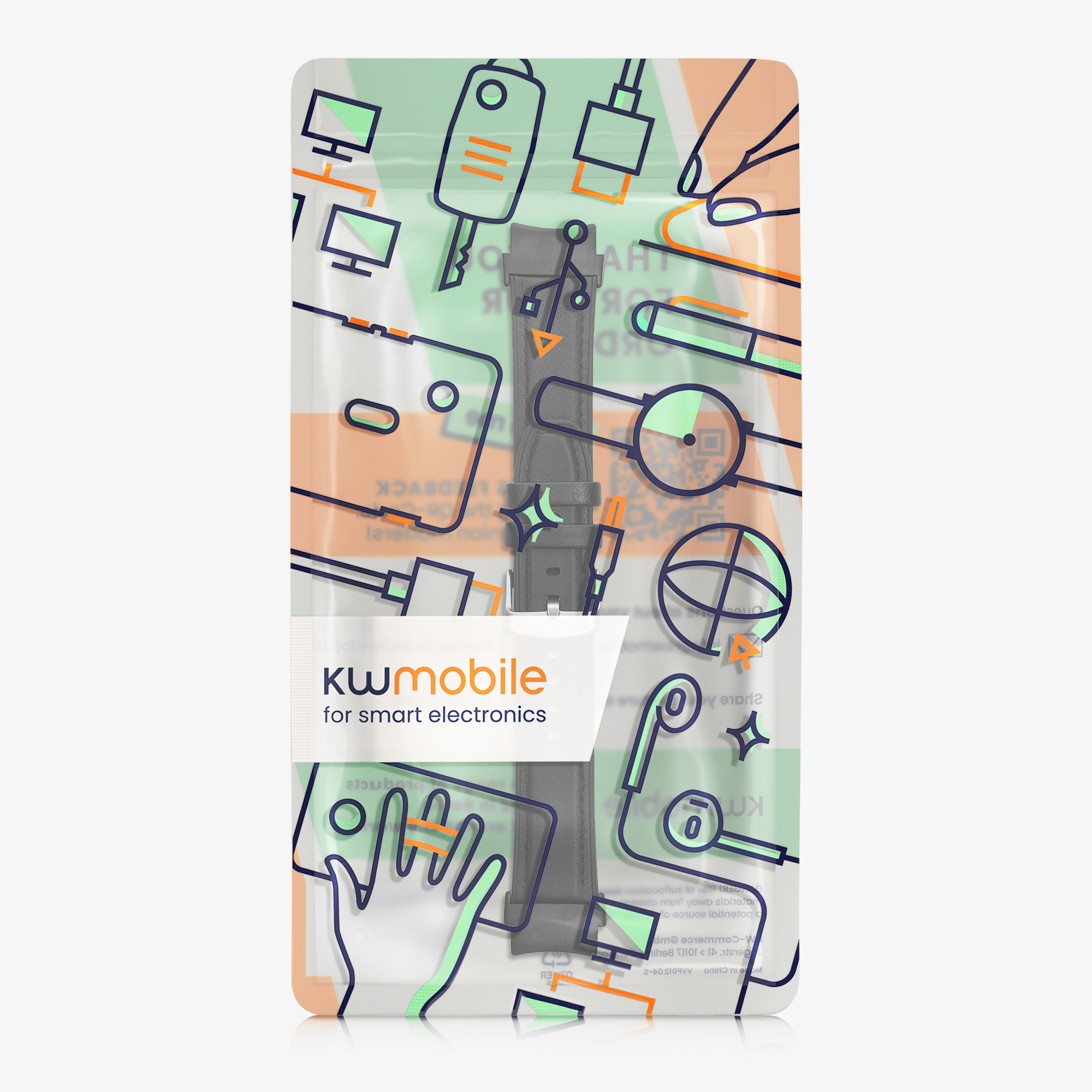 Řemínek kwmobile pro OnePlus Watch 3 / 2 / 2R / Oppo Watch X2 - černá