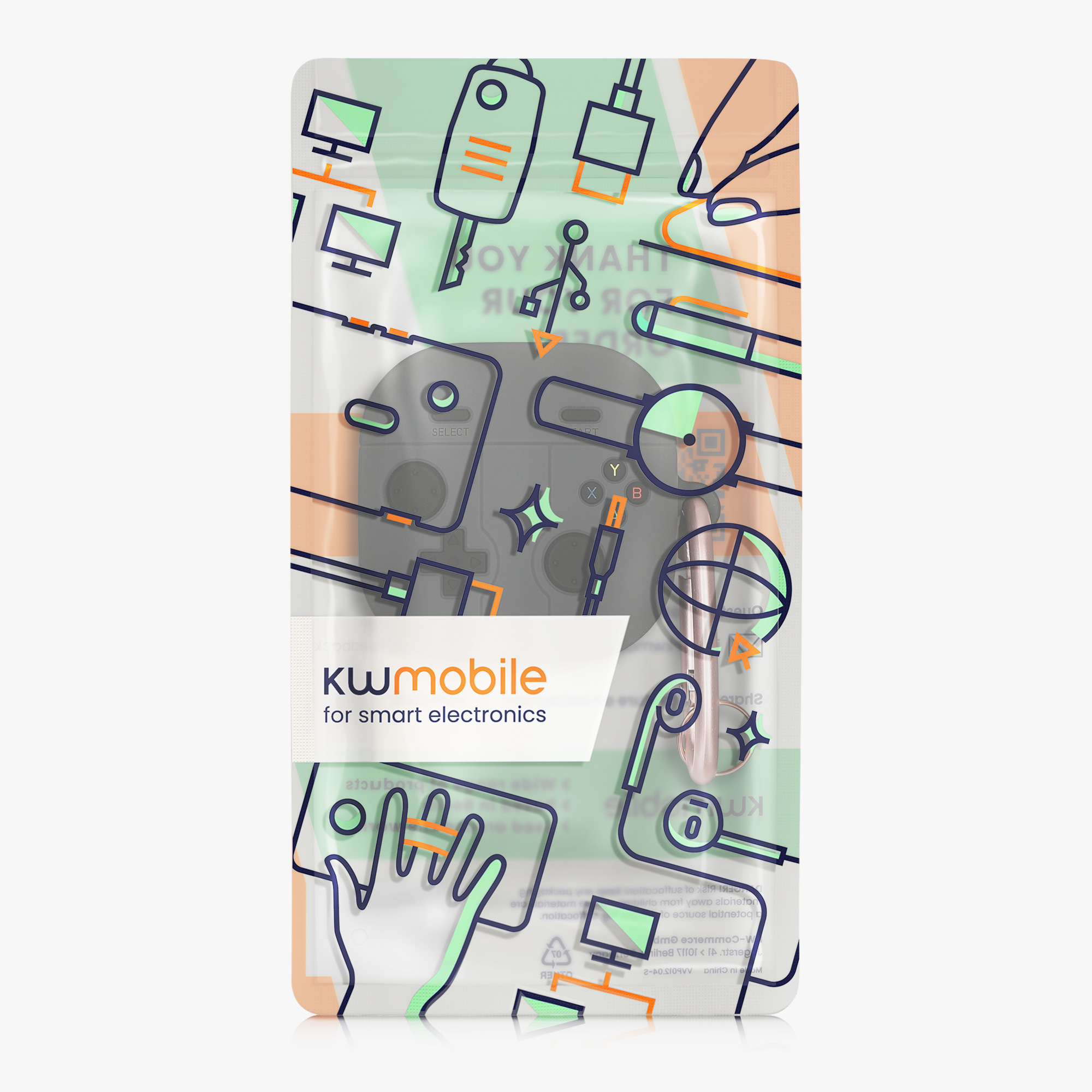 Silikonové pouzdro na sluchátka Samsung Galaxy Buds 4 / Galaxy Buds 4 Pro Case kwmobile černý