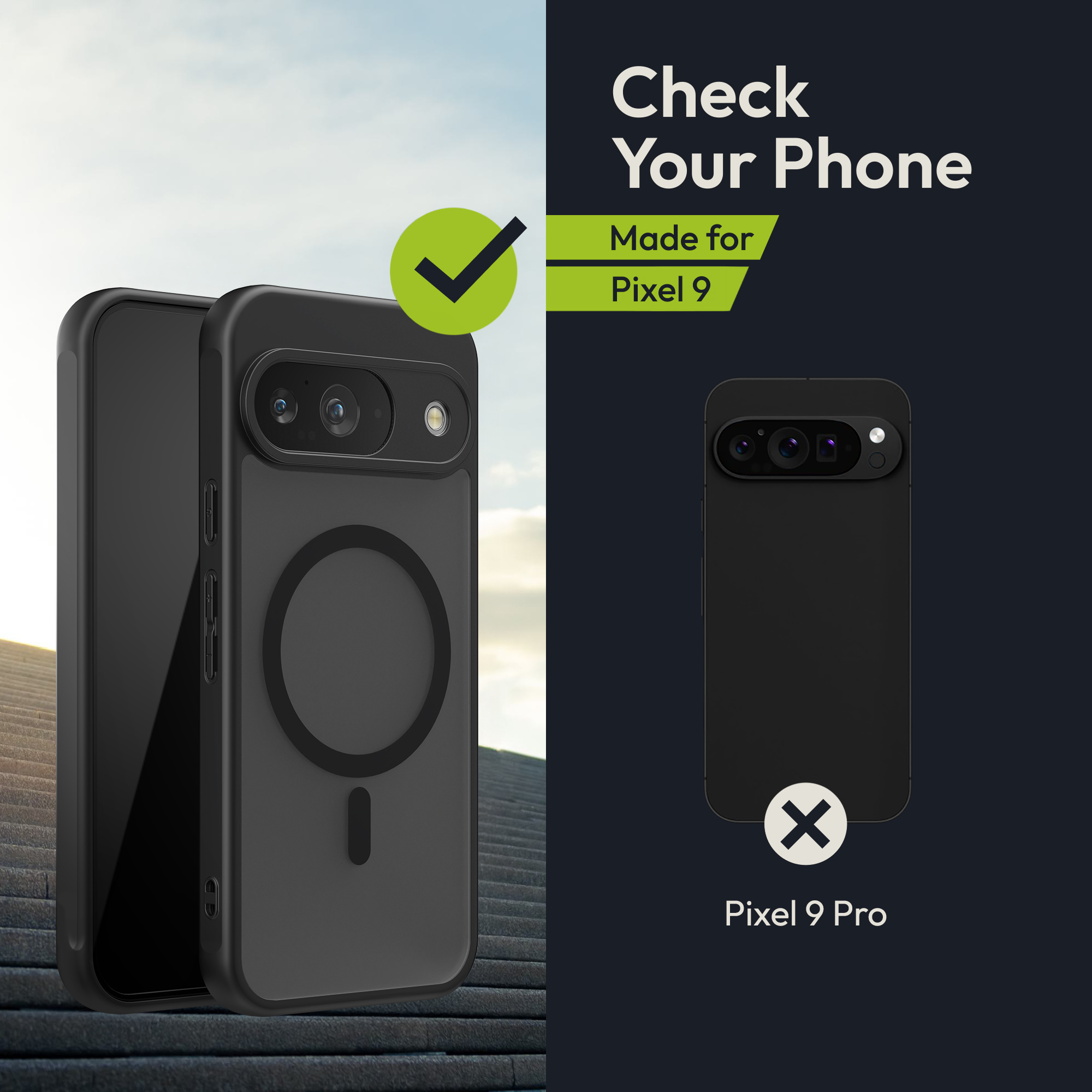 Ochranné pouzdro a sklo Oakshield pro Google Pixel 9 - černá