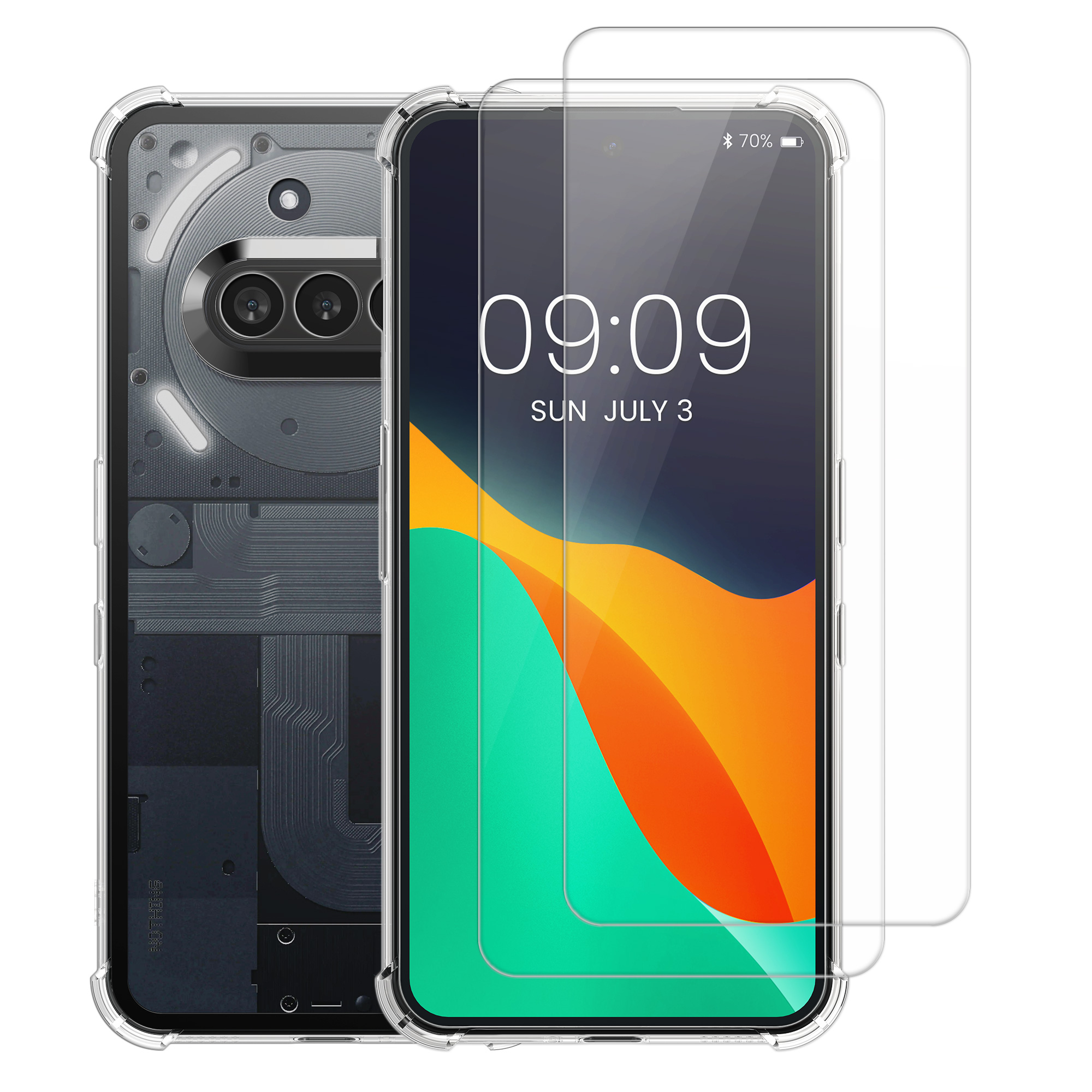 Ochranné sklo Nothing Phone 3a kalibri - transparentní