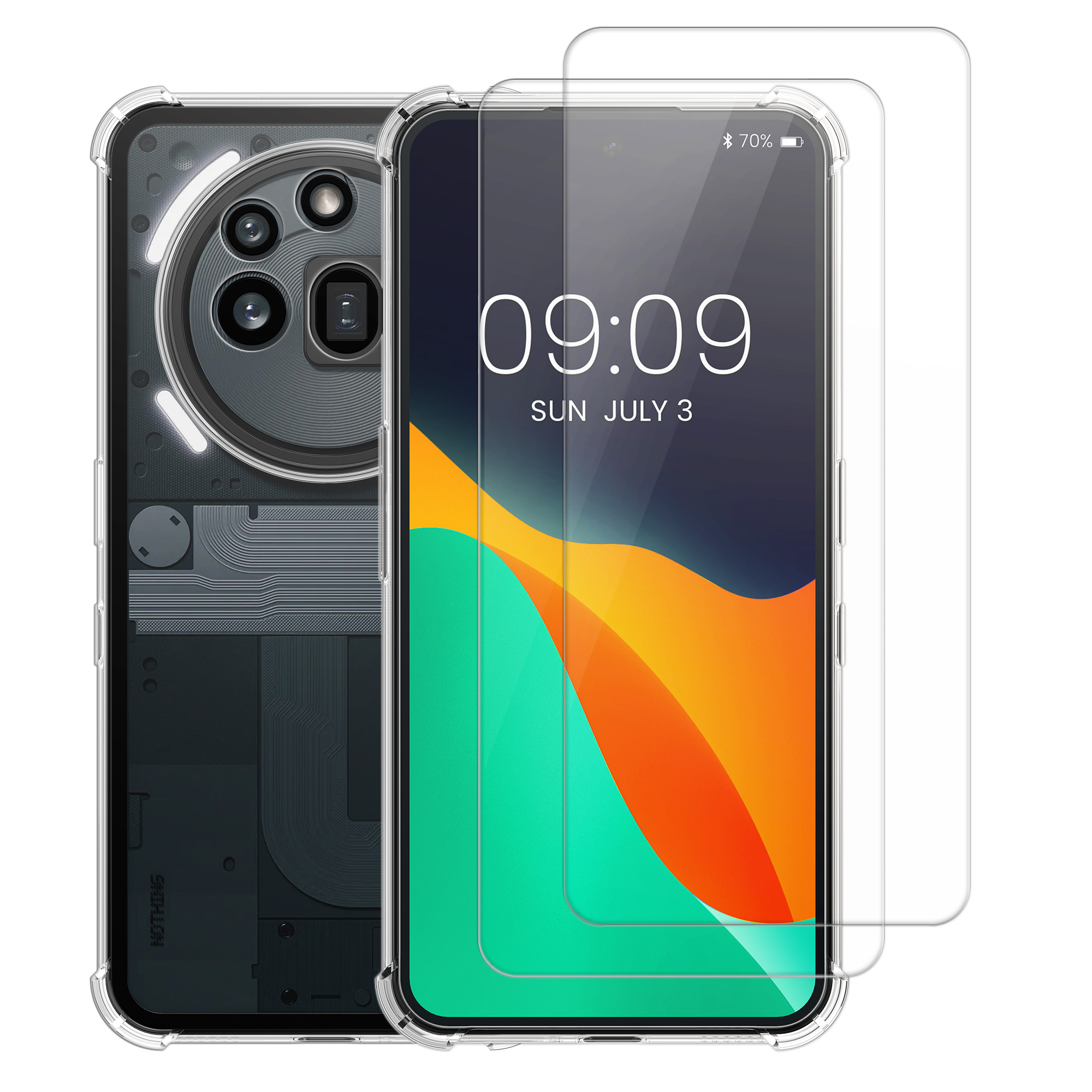 Ochranné sklo Nothing Phone 3a Pro kalibri - transparentní