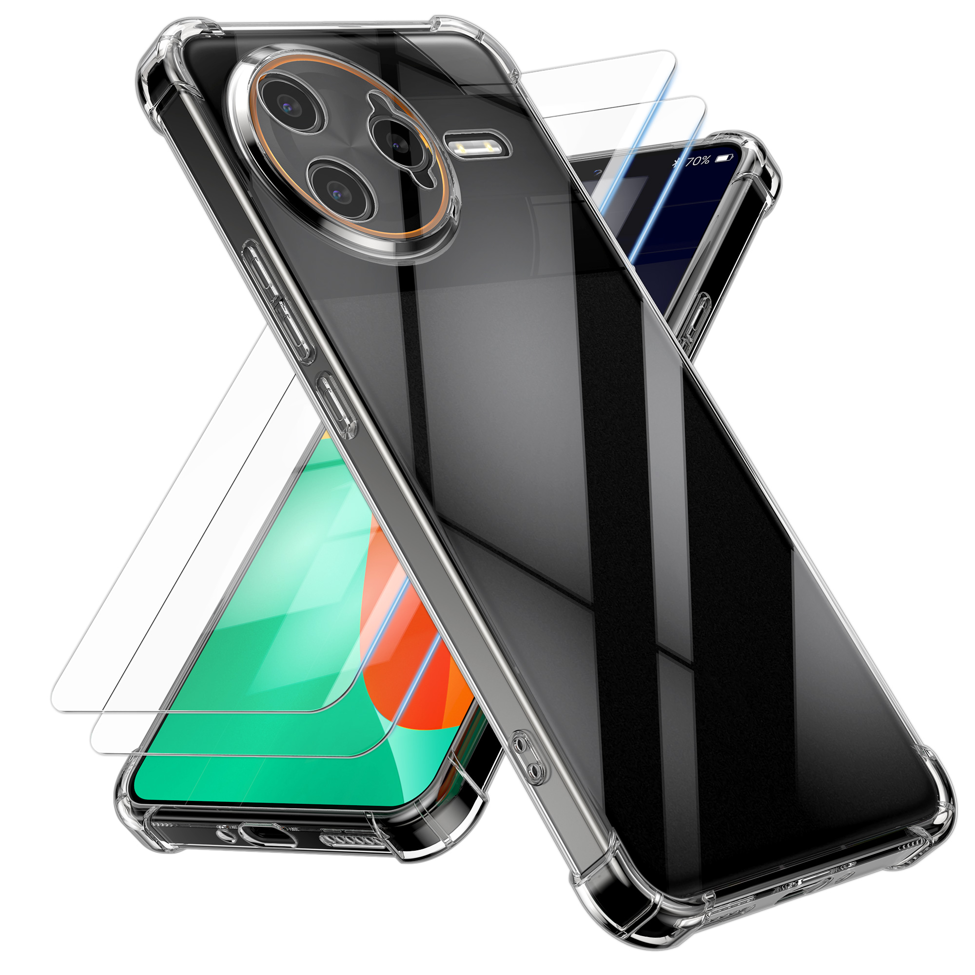 Ochranné sklo Xiaomi Poco F7 Ultra tvrzené kalibri sada 2 ks