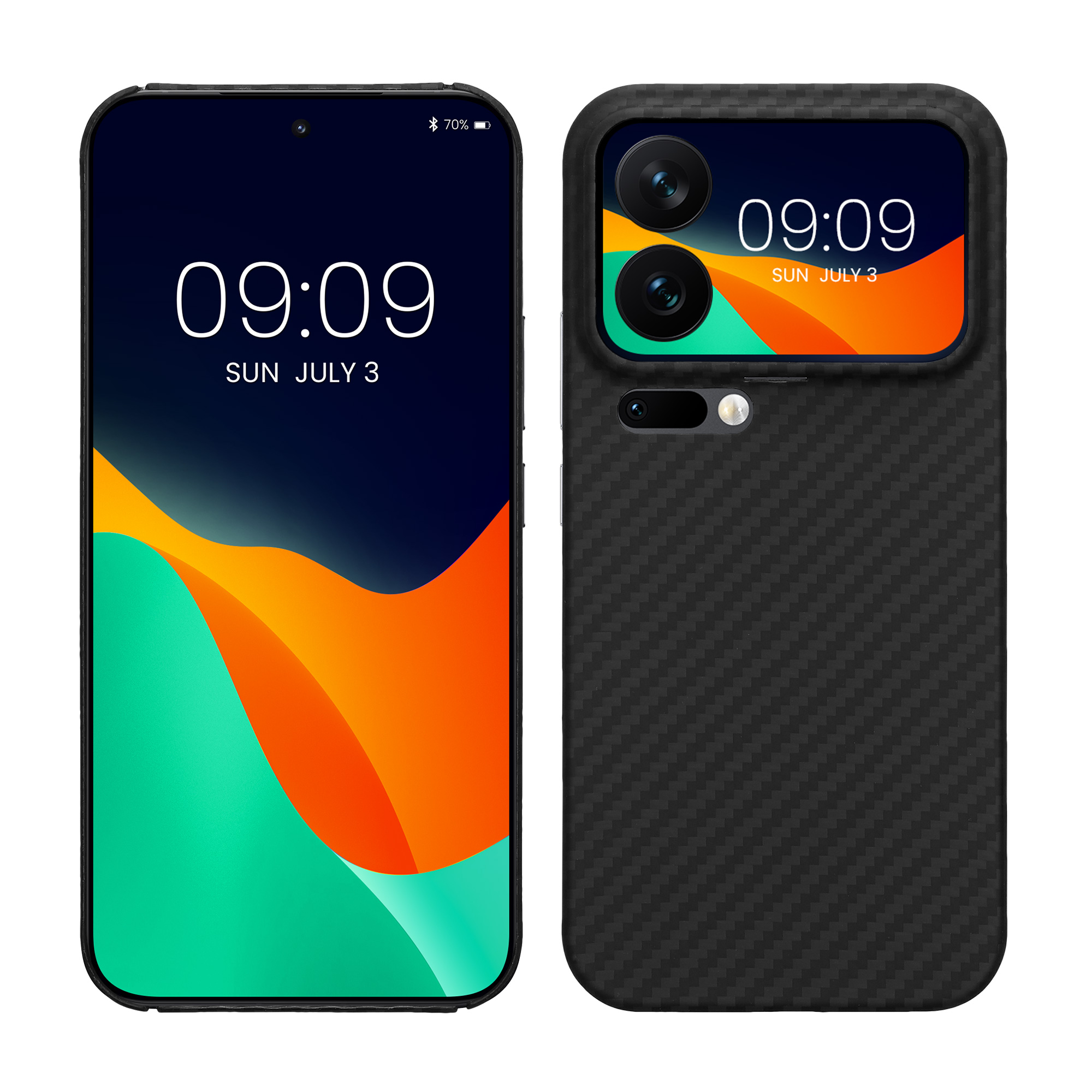 Pouzdro z aramidového vlákna pro Xiaomi 17 Pro kalibri tenké - matná černá
