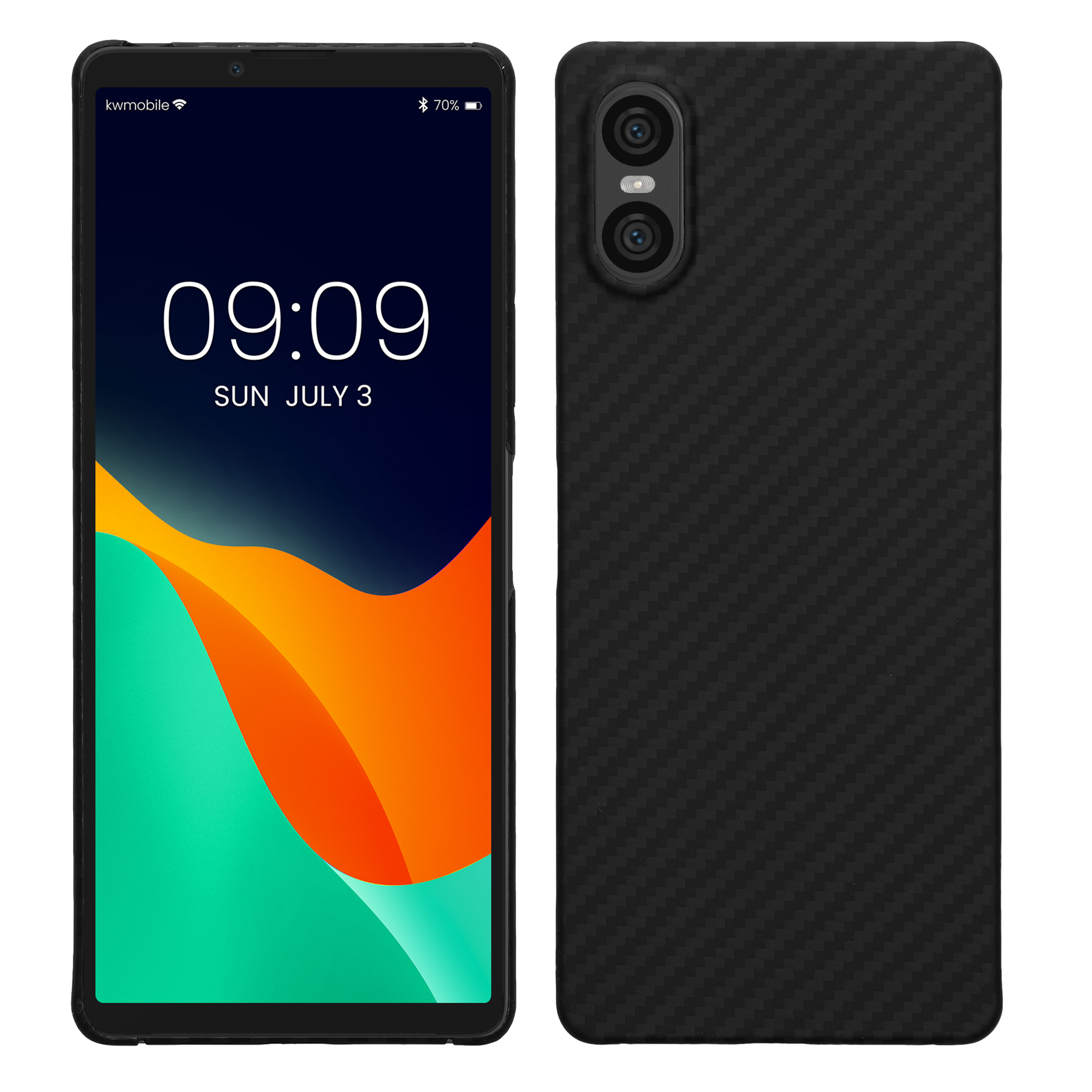 Aramidový kryt kwmobile - Sony Xperia 10 VI - černá matná