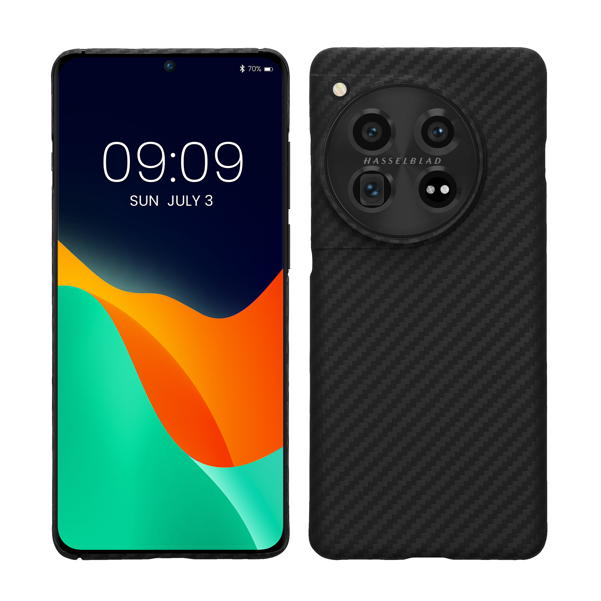 Aramidový kryt na mobil OnePlus 12 kalibri černý