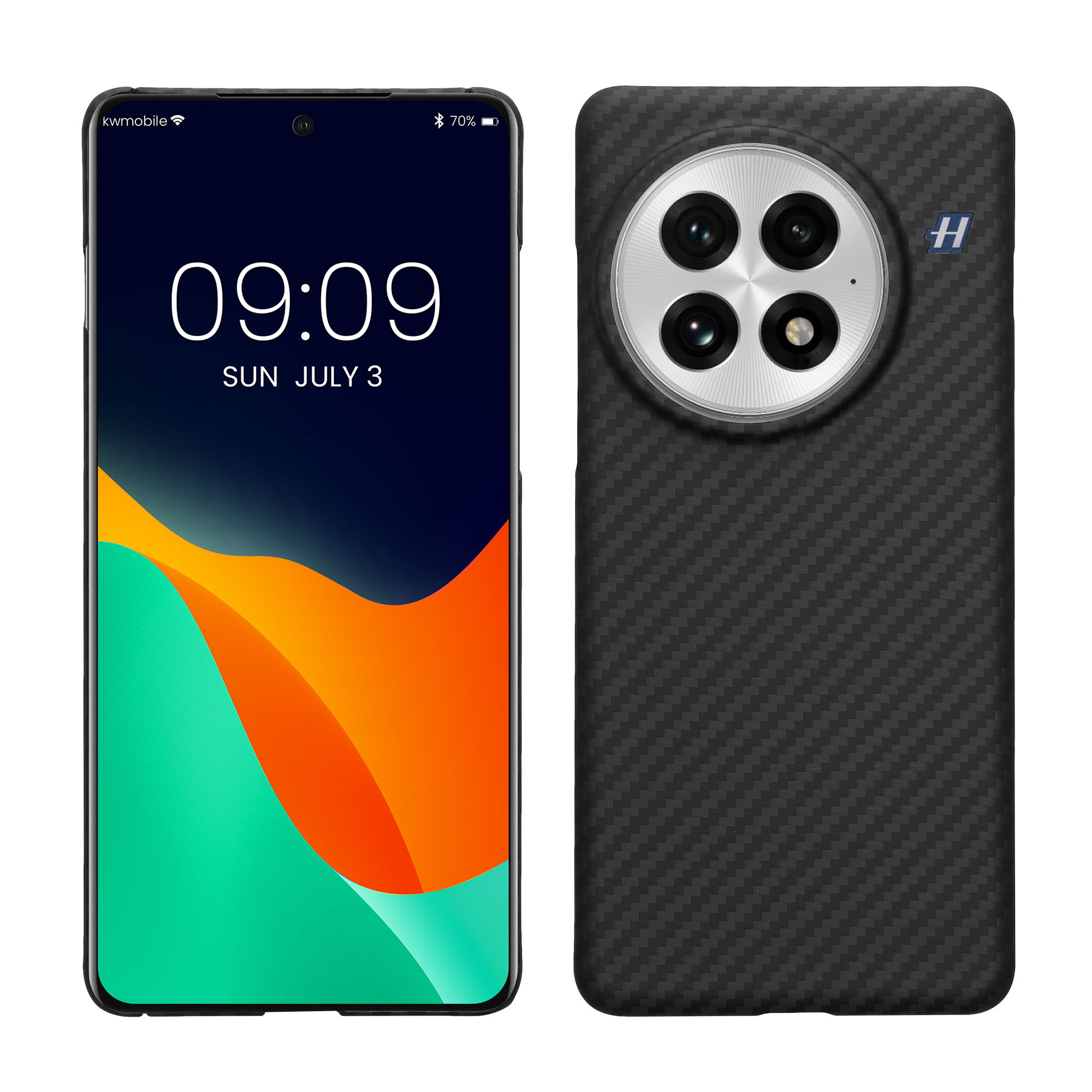 Kryt na mobil OnePlus 13 kalibri Aramid Fiber matná černá