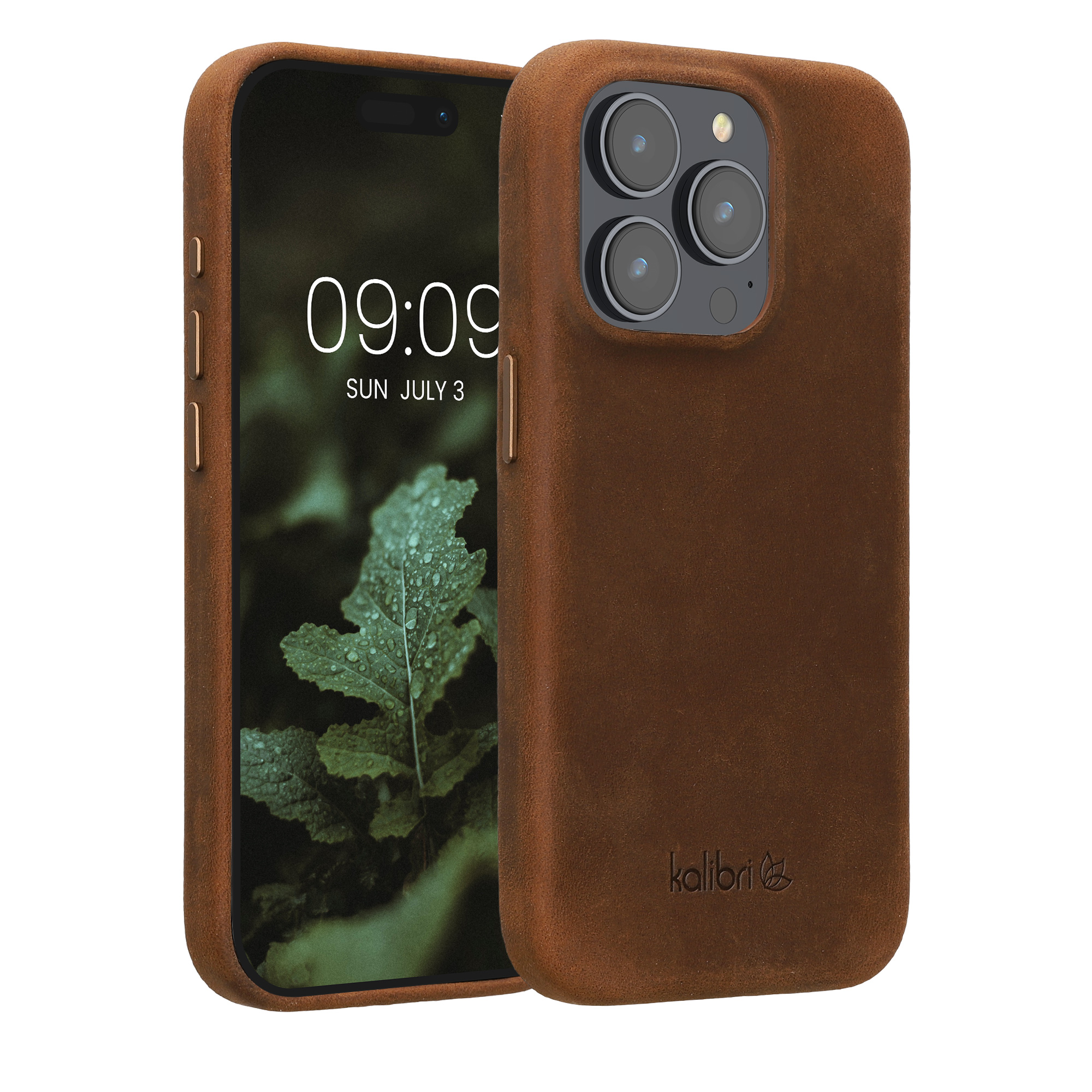 Kryt kalibri iPhone 15 Pro hnědá