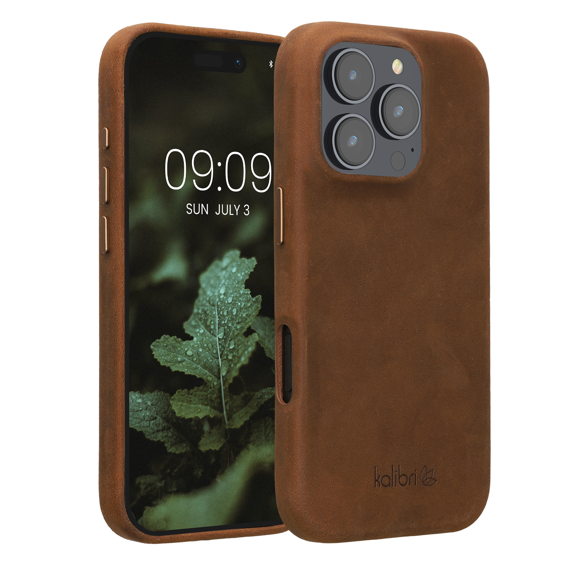 Silikonový kryt na mobil Apple iPhone 16 Pro - hnědá