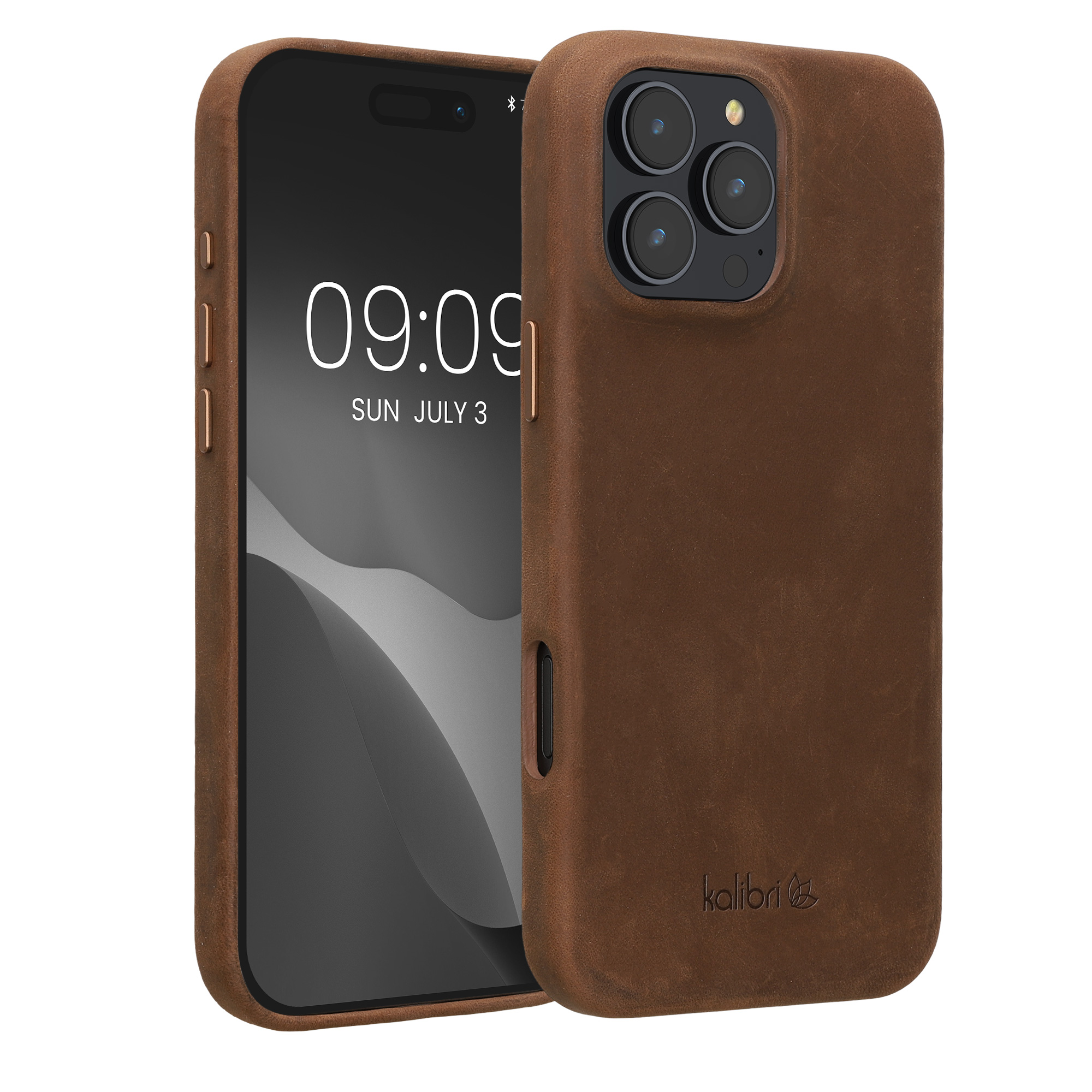 Silikonový kryt na mobil Apple iPhone 16 Pro Max - hnědá