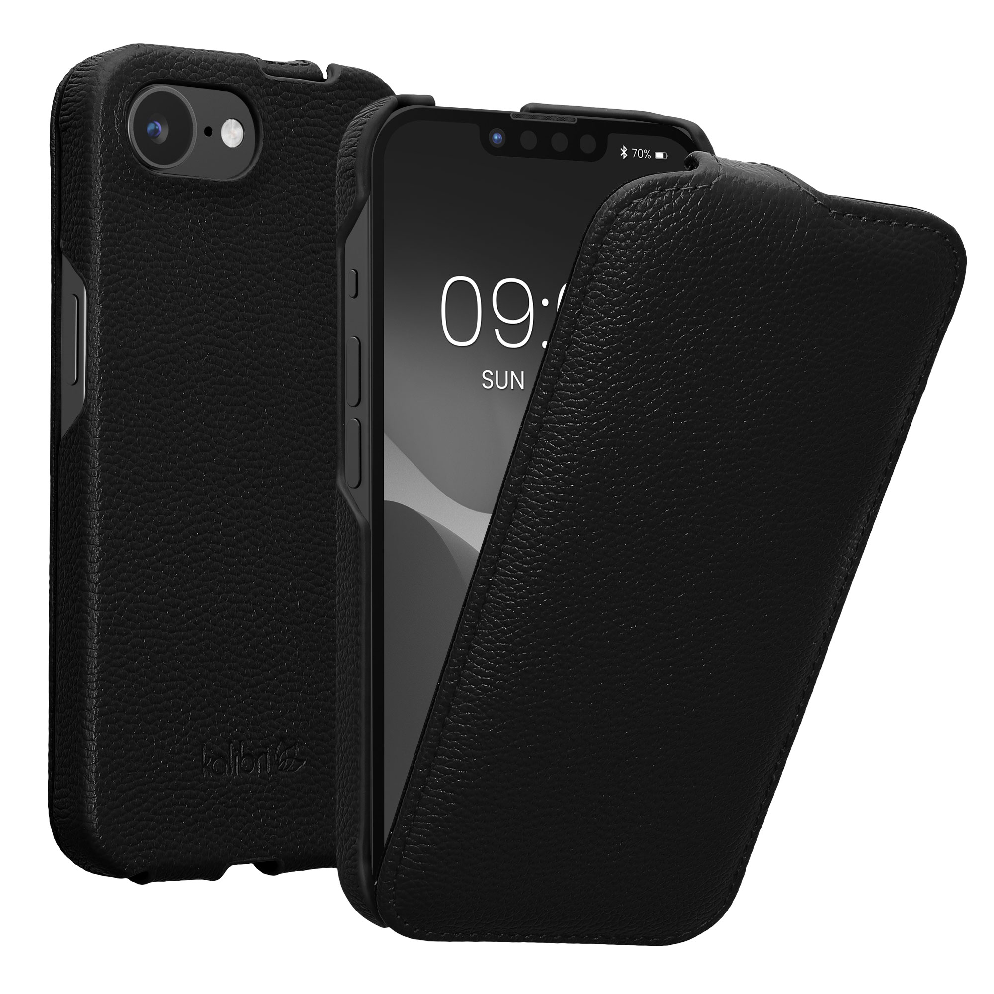 Flipové pouzdro Kalibri pro iPhone 17e / 16e - černá