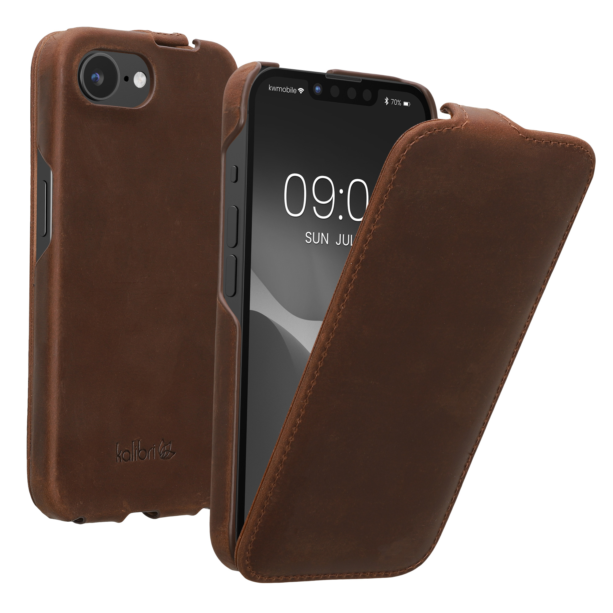Silikonový kryt kwmobile pro Apple iPhone 17e / iPhone 16e - hnědá