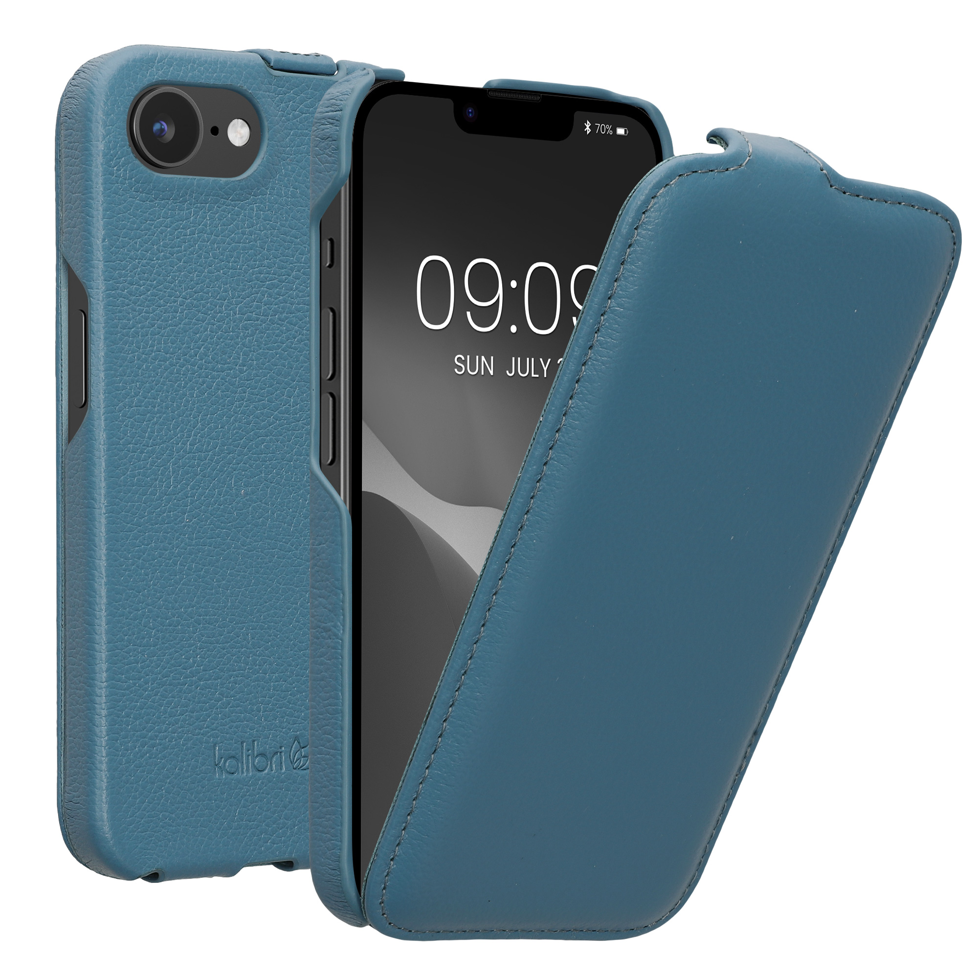 Flipové pouzdro Kalibri pro iPhone 17e / 16e - blue
