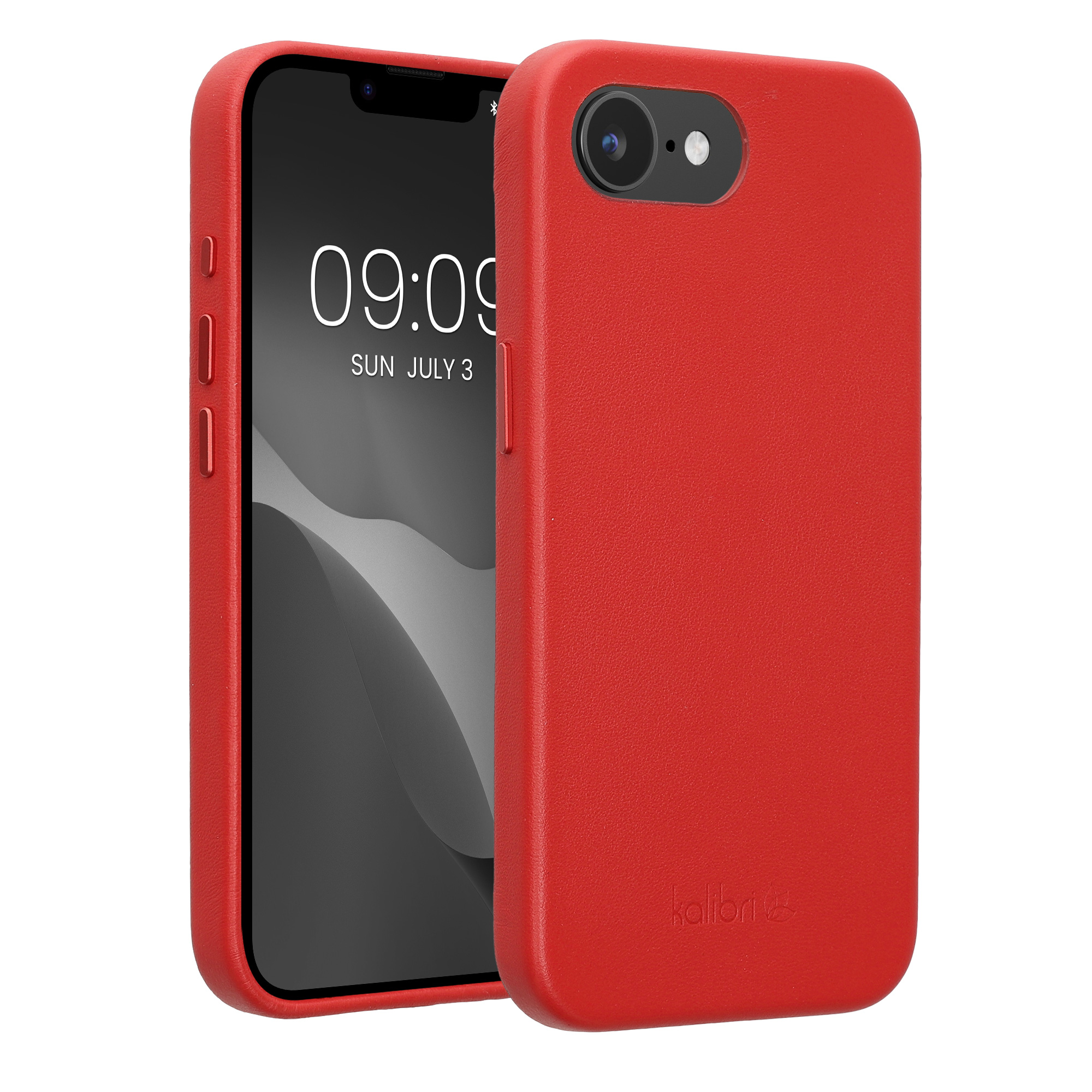 Silikonový kryt Kalibri pro iPhone 17e / 16e - červená