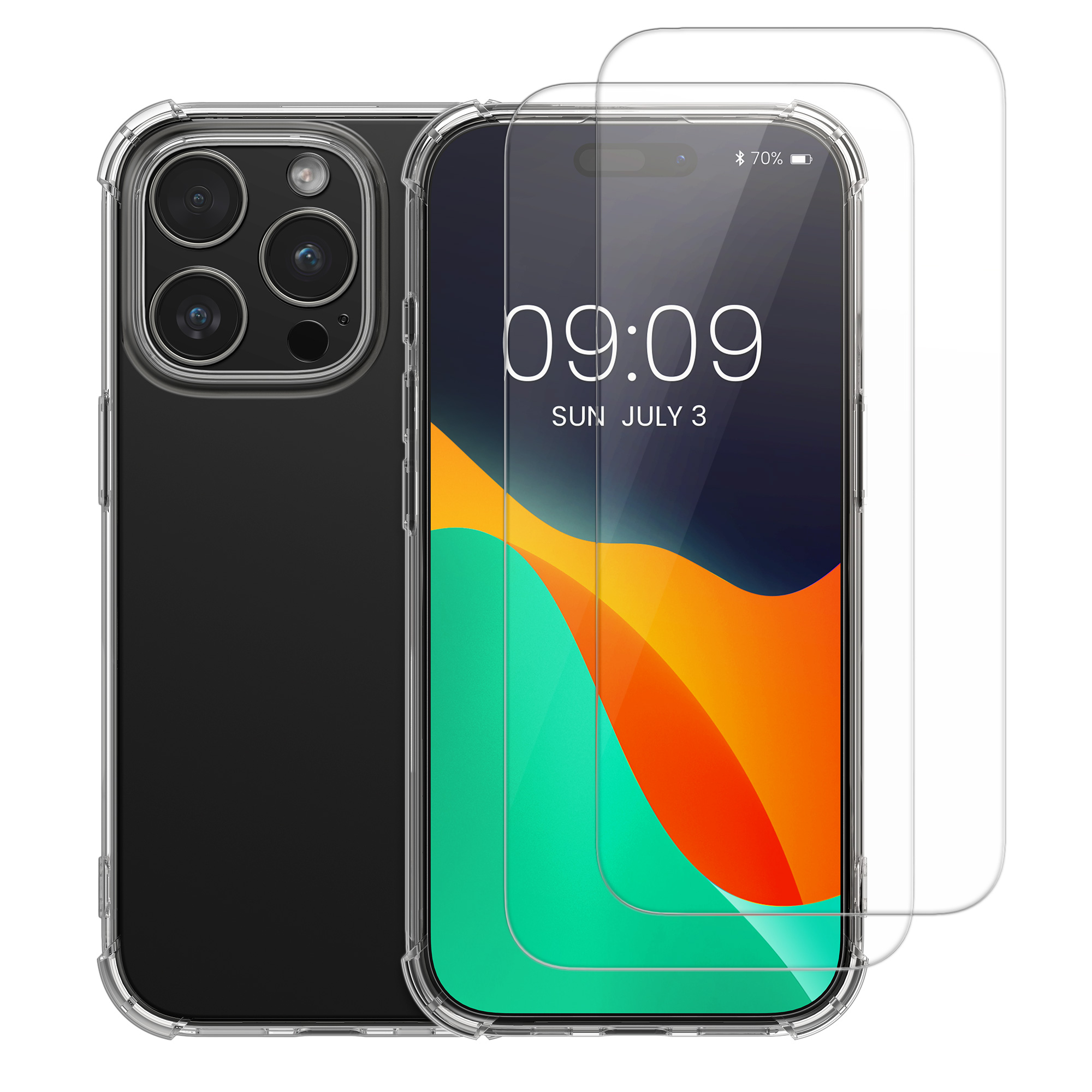 Ochranná fólie kalibri pro iPhone 15 Pro - transparentní