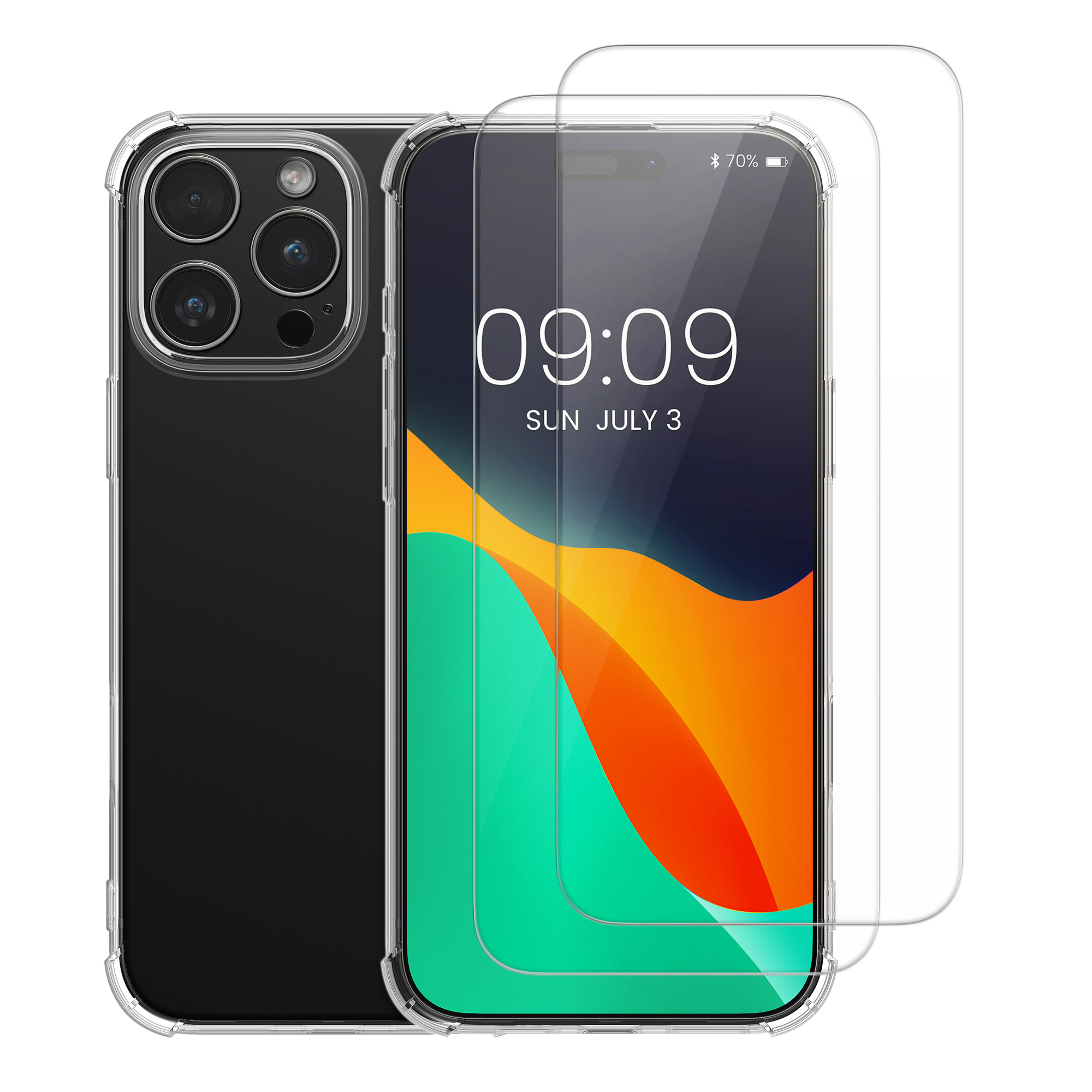 Ochranné sklo na displej Apple iPhone 16 Pro Max Cover - transparentní
