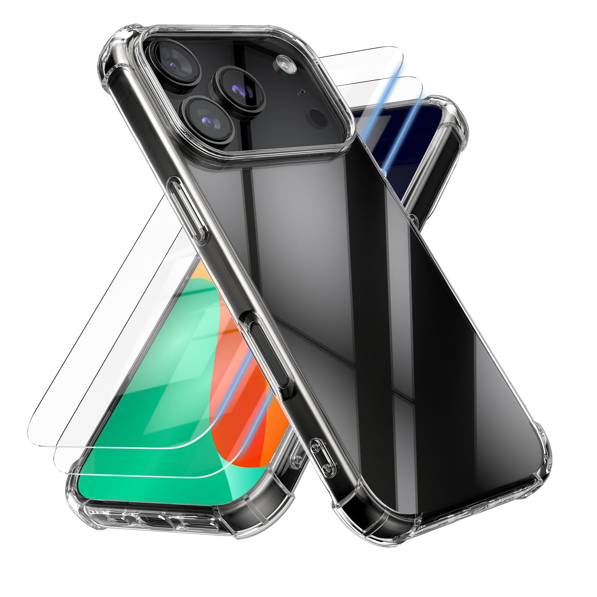 Ochranné sklo Kalibri pro iPhone 17 Pro Max - transparentní
