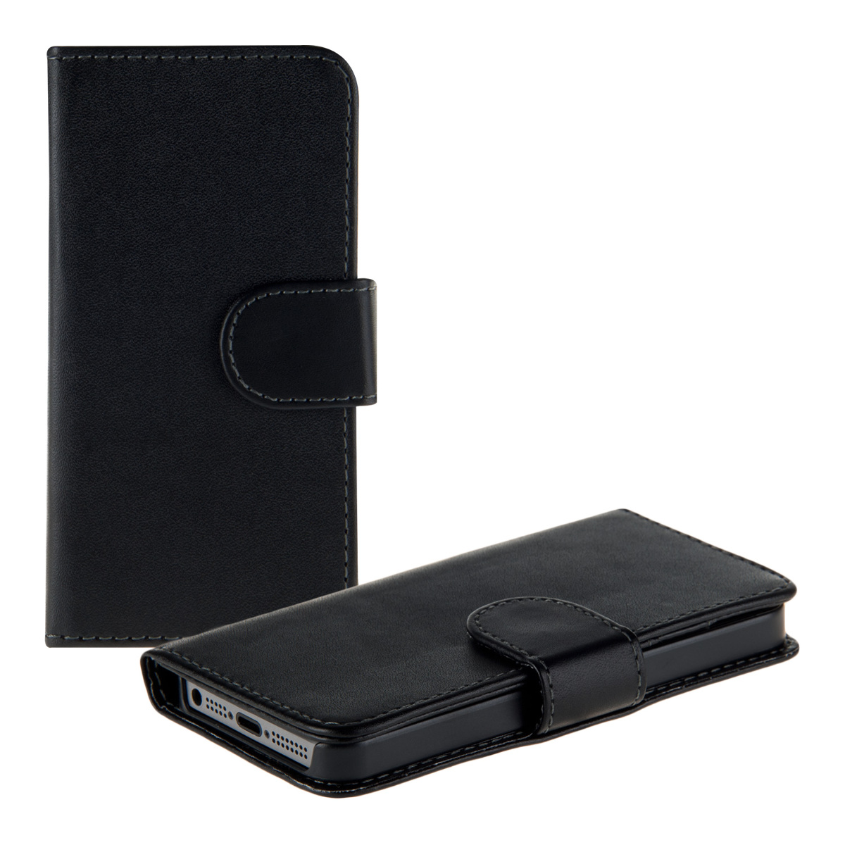 Flipové pouzdro kwmobile pro Apple iPhone SE (1.Gen 2016) / iPhone 5 / iPhone 5S - černá