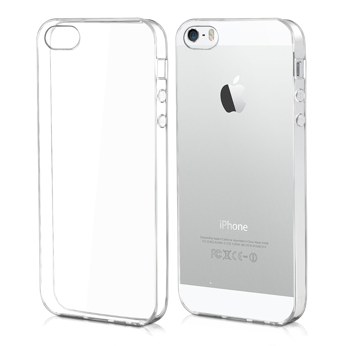 Transparentní TPU kryt kwmobile pro iPhone SE (1. generace 2016) / iPhone 5 / iPhone 5S - transparentní