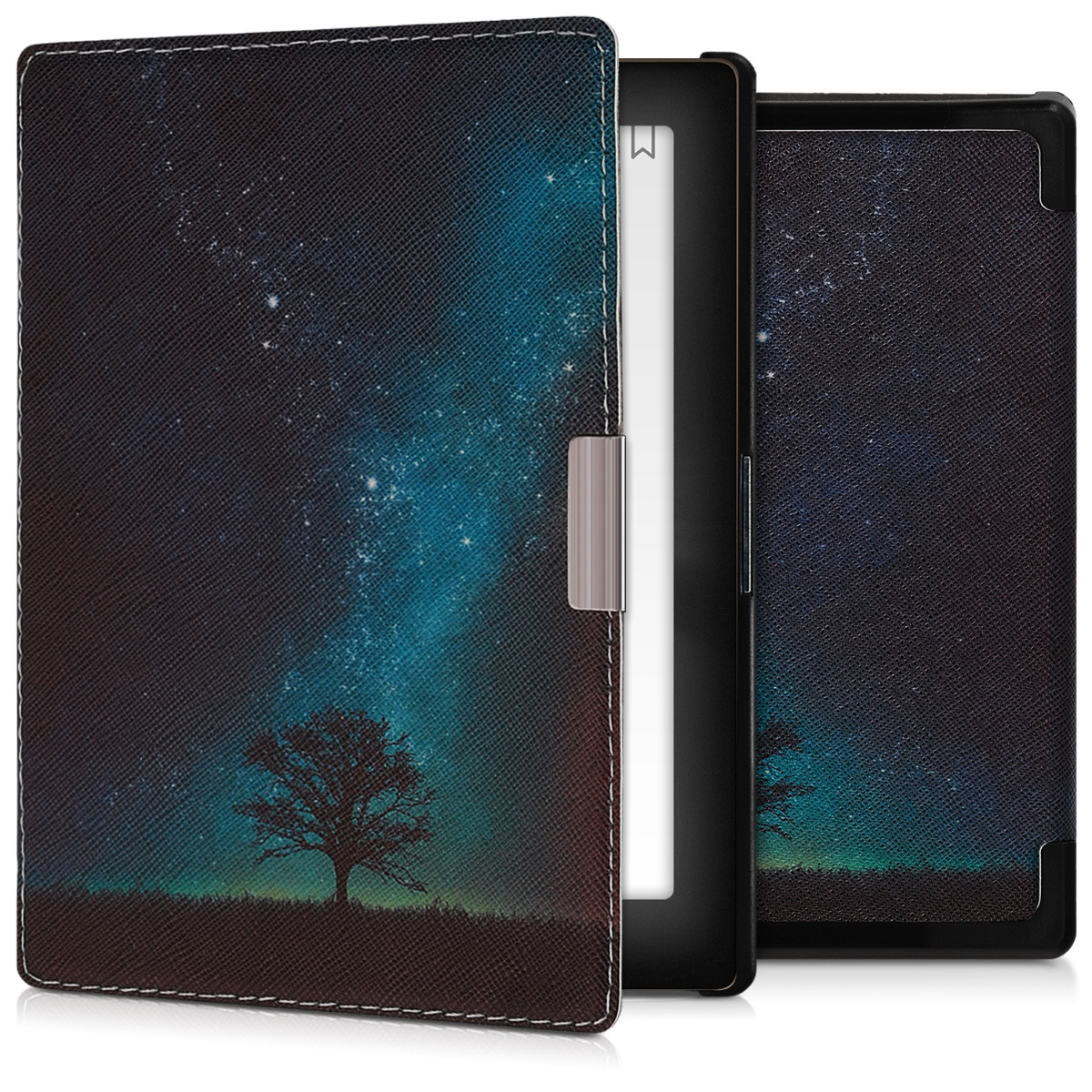 Flip pouzdro na čtečku Kobo Aura Edition 1 Cosmic Nature se stojánkem