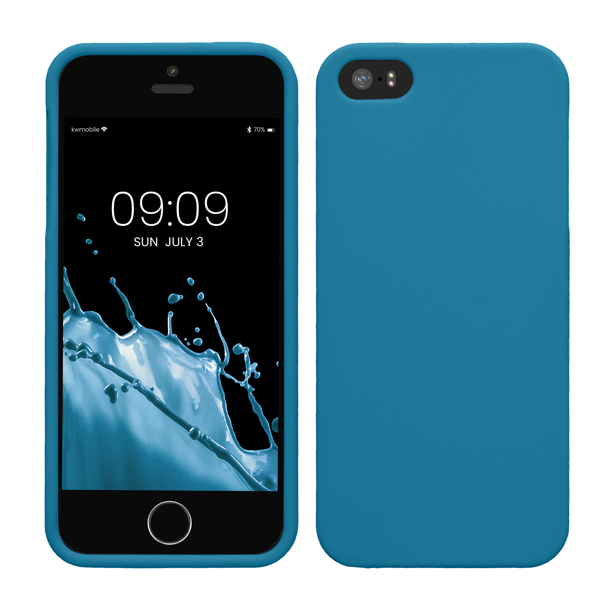 Silikonový kryt kwmobile pro Apple iPhone SE (1.Gen 2016) / iPhone 5 / iPhone 5S - modrá