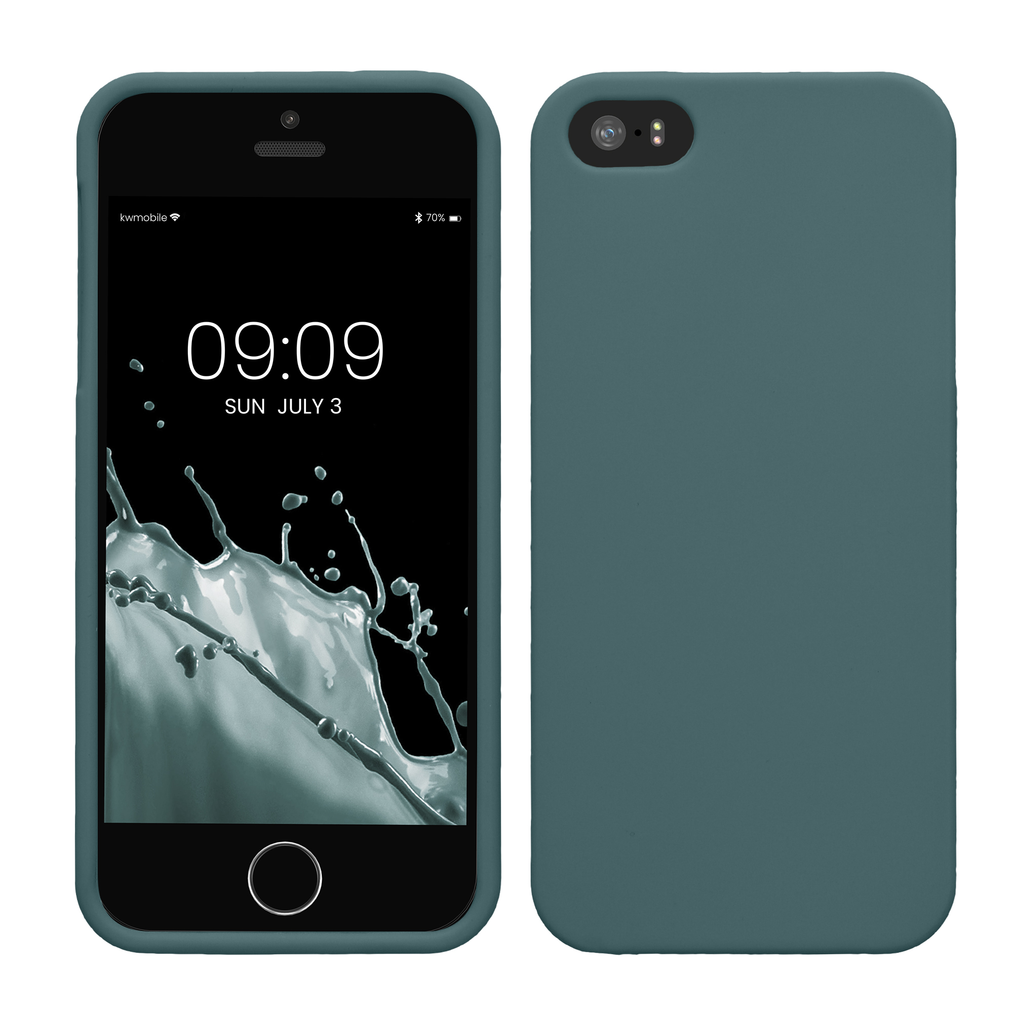 Pouzdro pro Apple iPhone SE (1.Gen 2016) / iPhone 5 / iPhone 5S kwmobile TPU - arktická noc