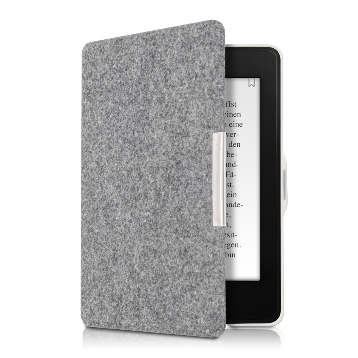 Pouzdro na čtečku kwmobile Kindle Paperwhite - (for 2017 and older) světle šedá