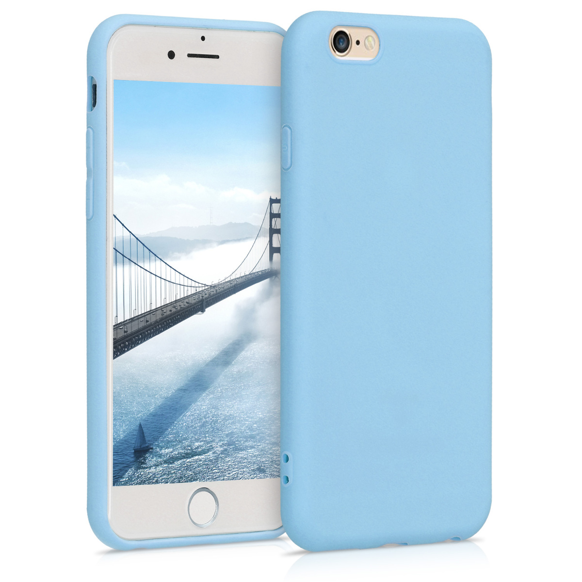 Kryt na mobil iPhone 6 / 6S kwmobile TPU Dove modrá