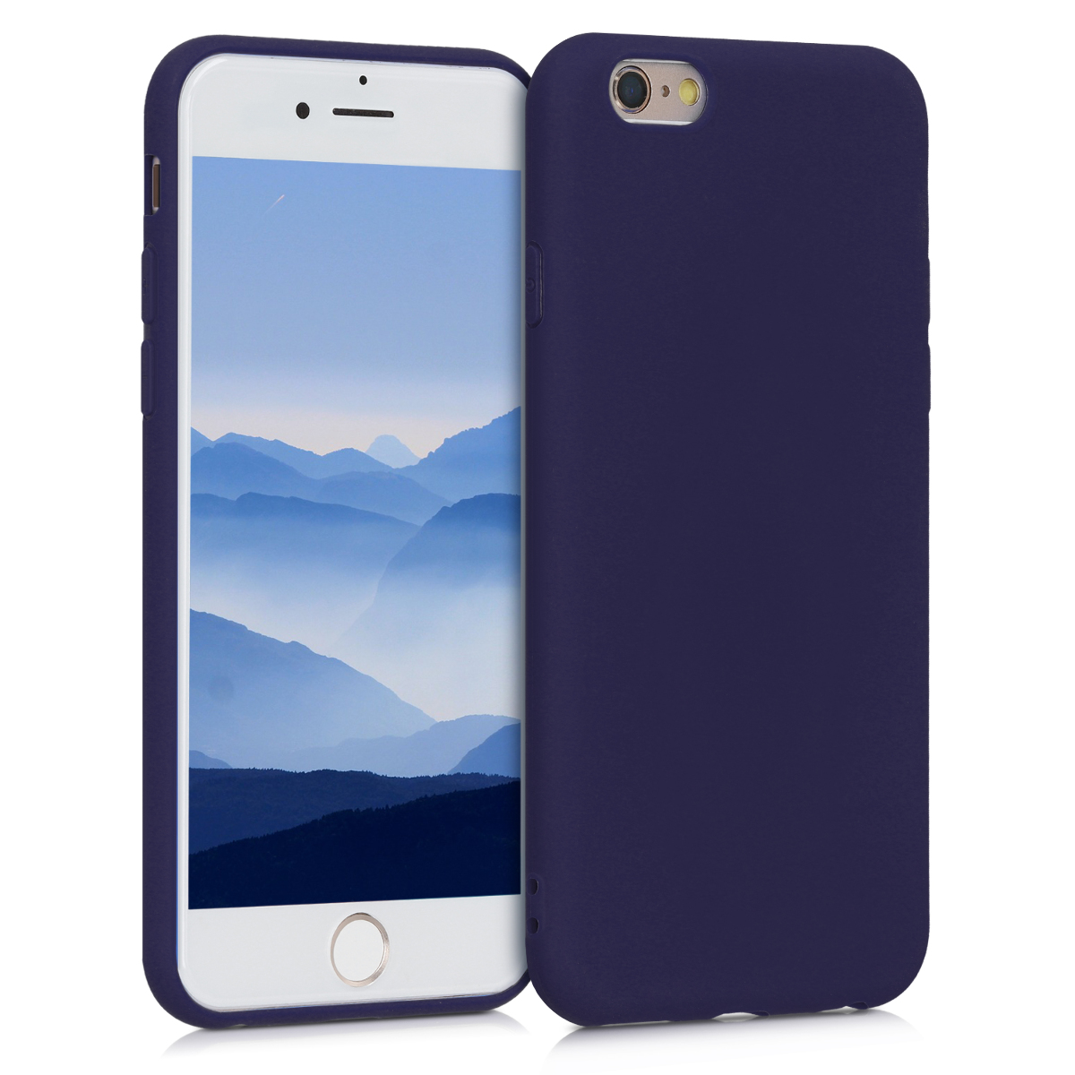 Kryt na mobil iPhone 6 / 6S kwmobile TPU tmavě modrá