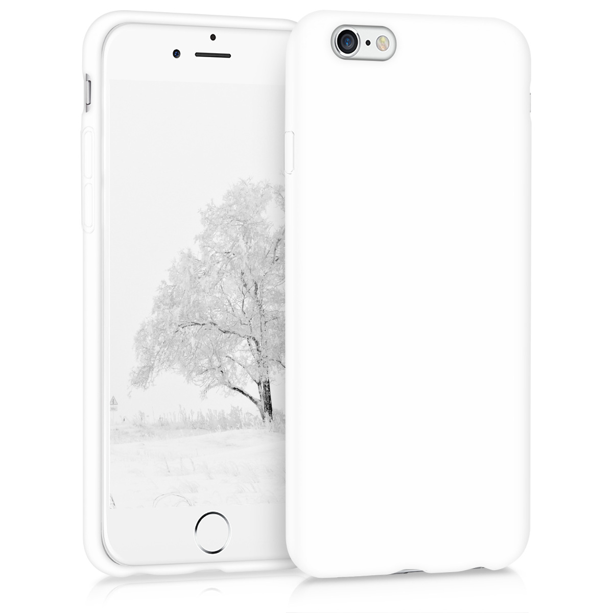 Kryt na mobil iPhone 6 / 6S kwmobile TPU matná bílá