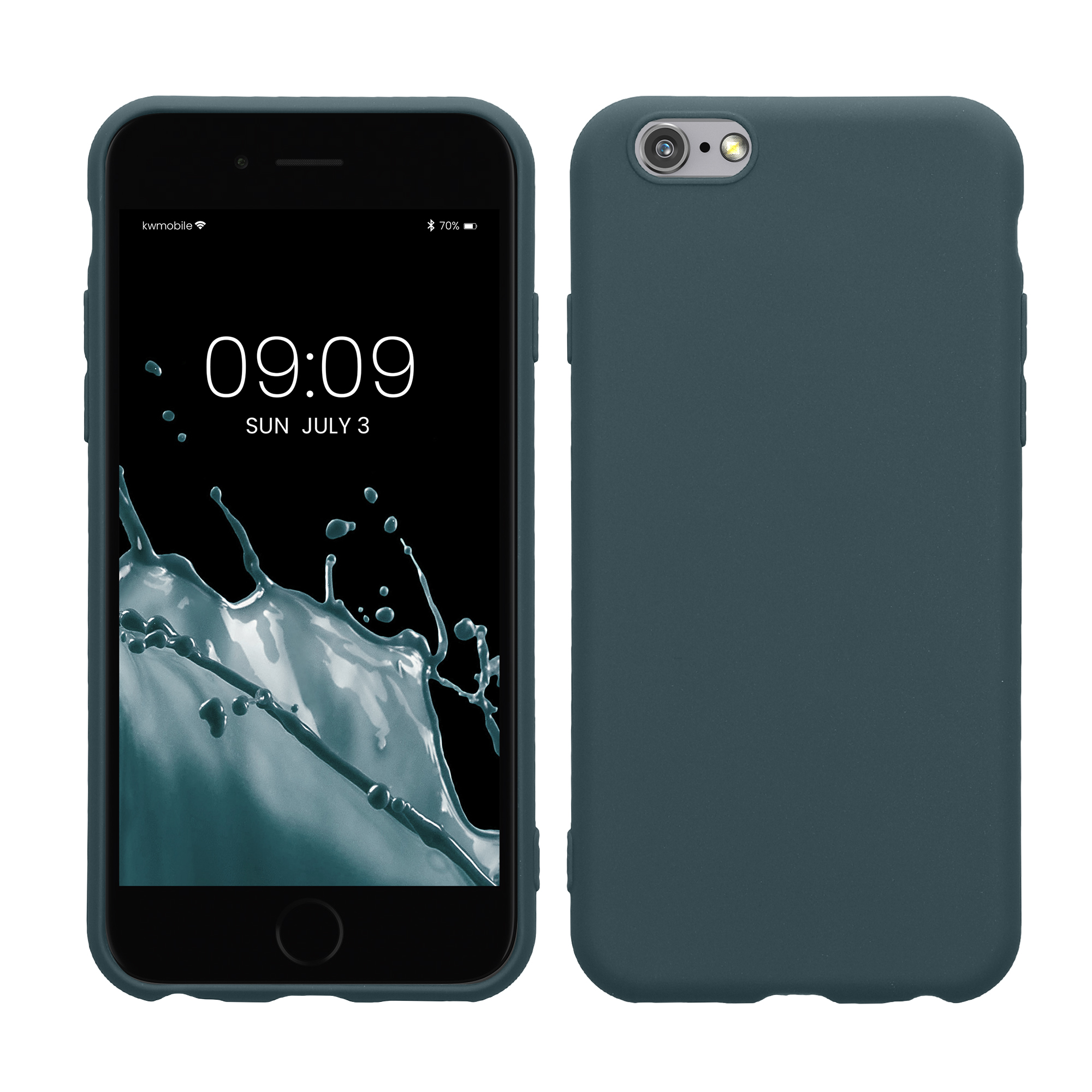 Pouzdro pro Apple iPhone 6 / 6S kwmobile TPU - tmavá antracitová
