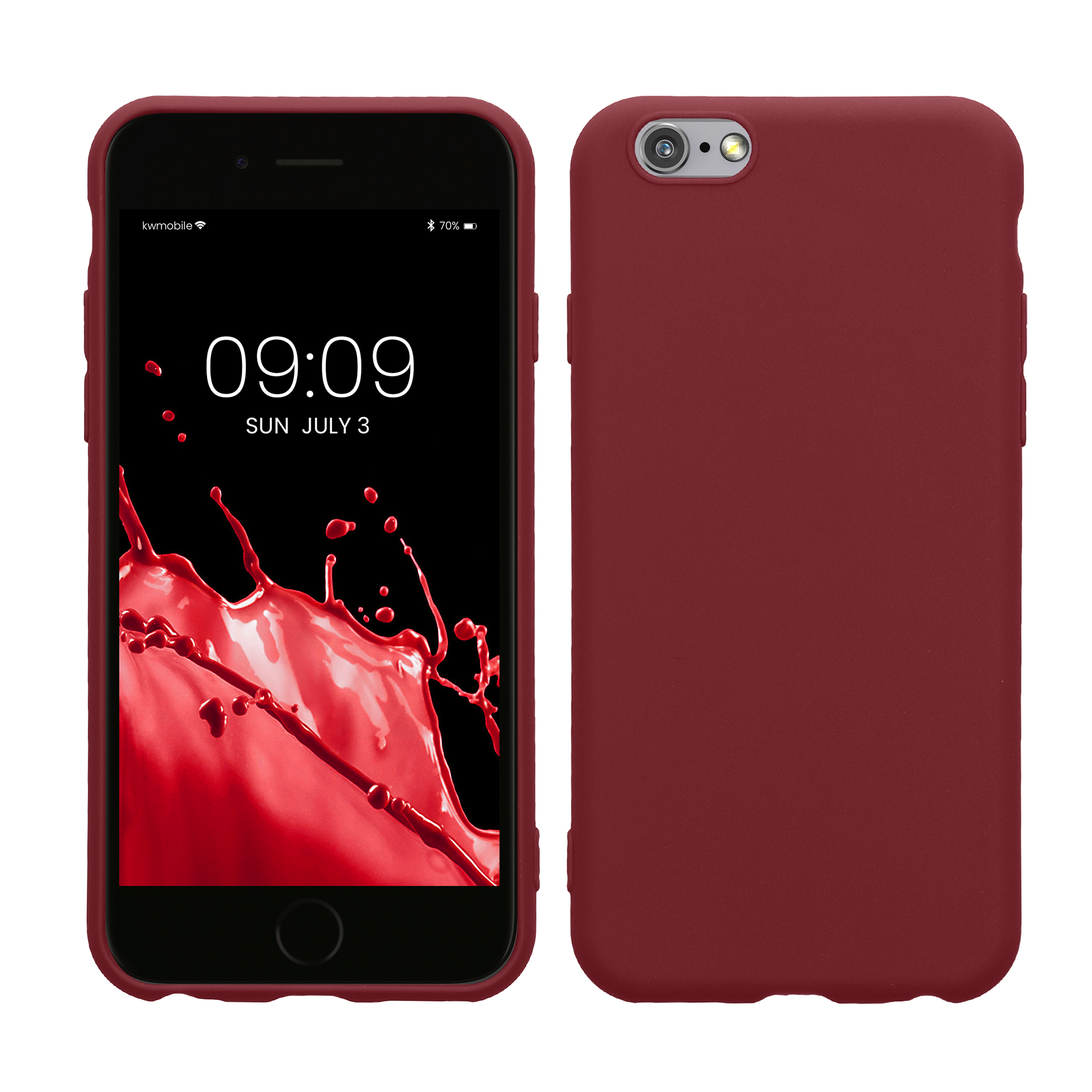 Pouzdro pro Apple iPhone 6 / 6S kwmobile TPU - vínově fialová