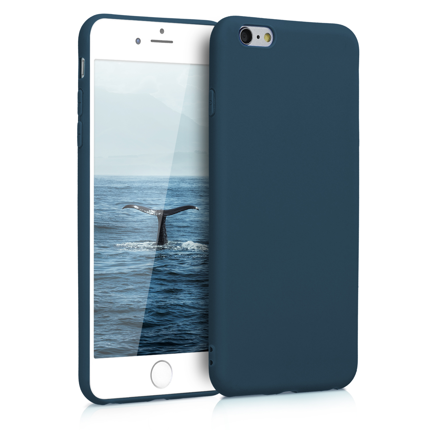 Silikonový kryt kwmobile pro Apple iPhone 6 Plus / 6S Plus - modrá, tmavě modrá