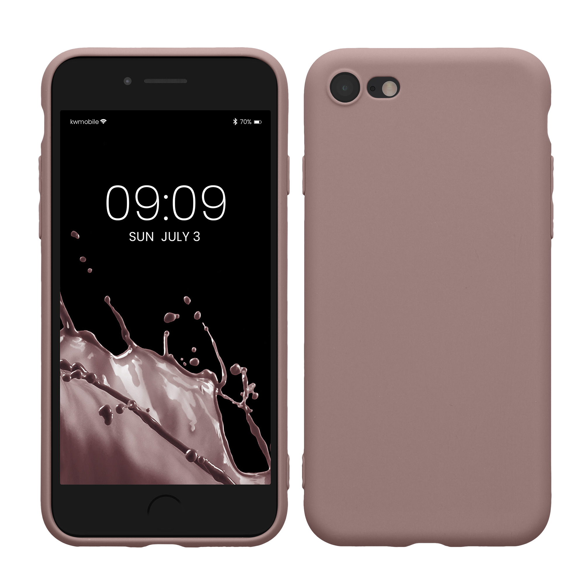 Pouzdro pro Apple iPhone SE (2022) / SE (2020) / 8 / 7 kwmobile tenké TPU - světle lila