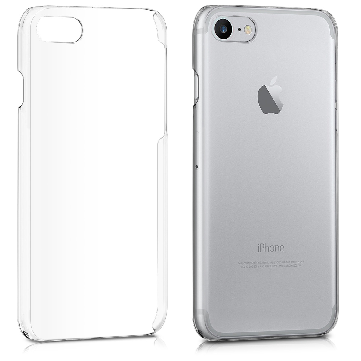 Transparentní TPU kryt kwmobile pro iPhone SE 2022/2020/8/7 - transparentní
