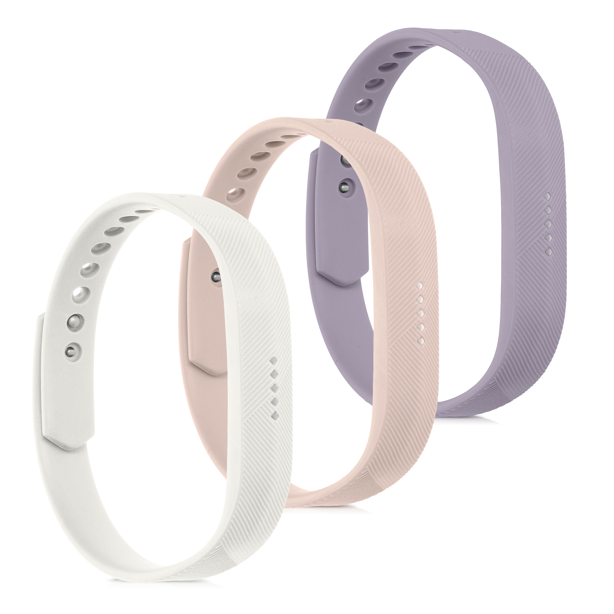 Sada TPU řemínků Fitbit Flex 2 kwmobile 3 ks vícebarevná