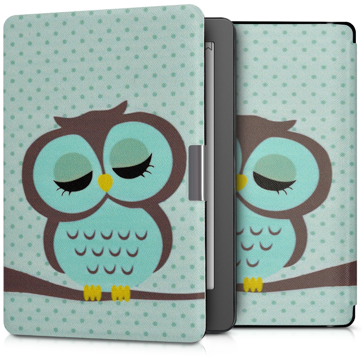 Flip pouzdro na čtečku Kobo Aura Edition 2 Sleeping Owl se stojánkem