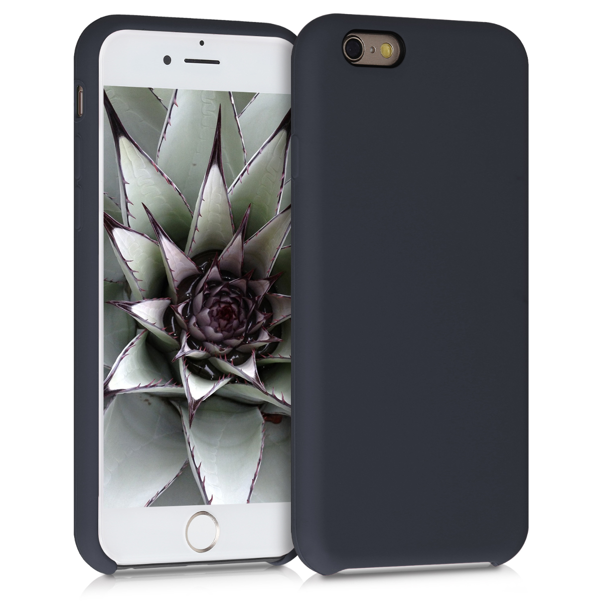 Kryt na mobil iPhone 6 / 6S kwmobile silikonový borůvková
