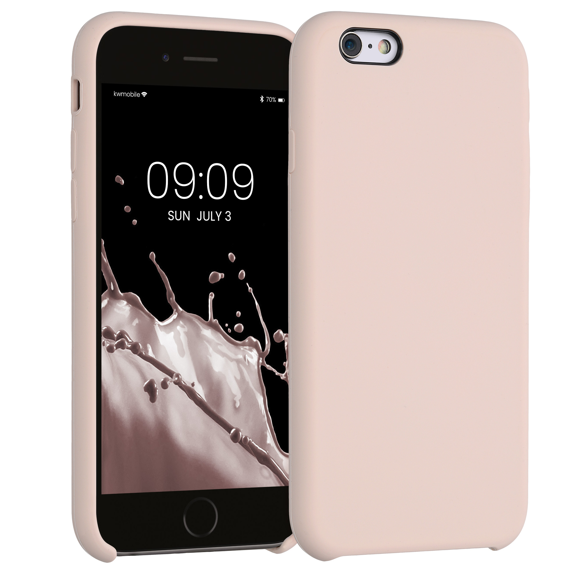Kryt na mobil iPhone 6 / 6S kwmobile silikonový kokosový vzor