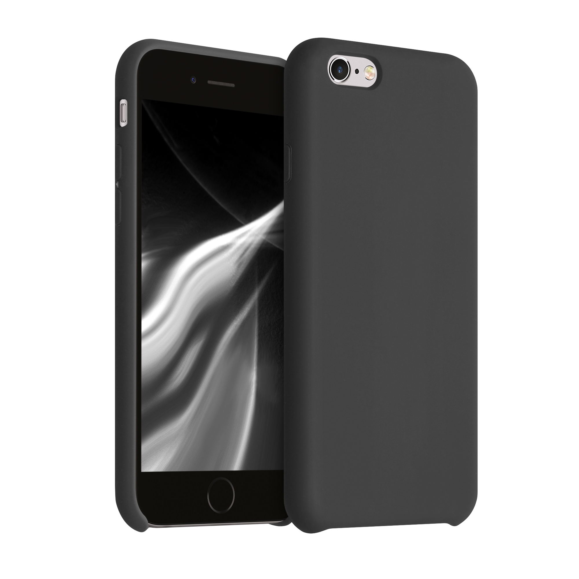 Kryt na mobil iPhone 6 / 6S kwmobile silikonový černá