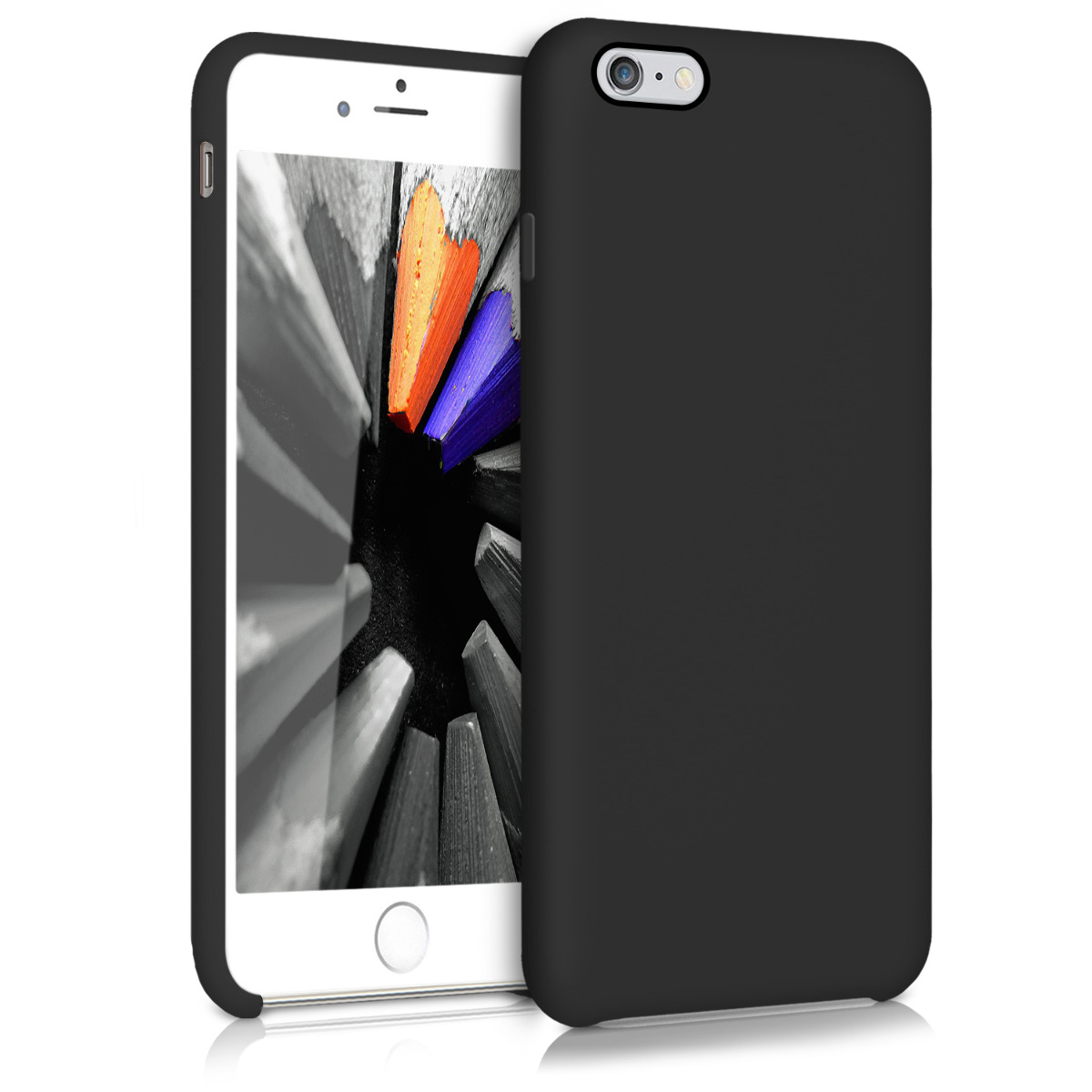 Silikonový kryt kwmobile pro Apple iPhone 6 Plus / 6S Plus - černá