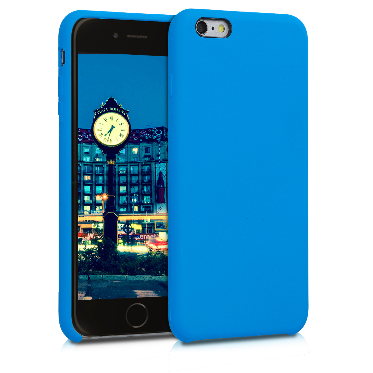 Silikonový kryt kwmobile pro Apple iPhone 6 Plus / 6S Plus - modrá