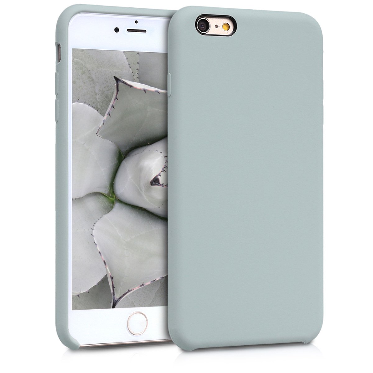 Silikonový kryt kwmobile pro Apple iPhone 6 Plus / 6S Plus - šedá
