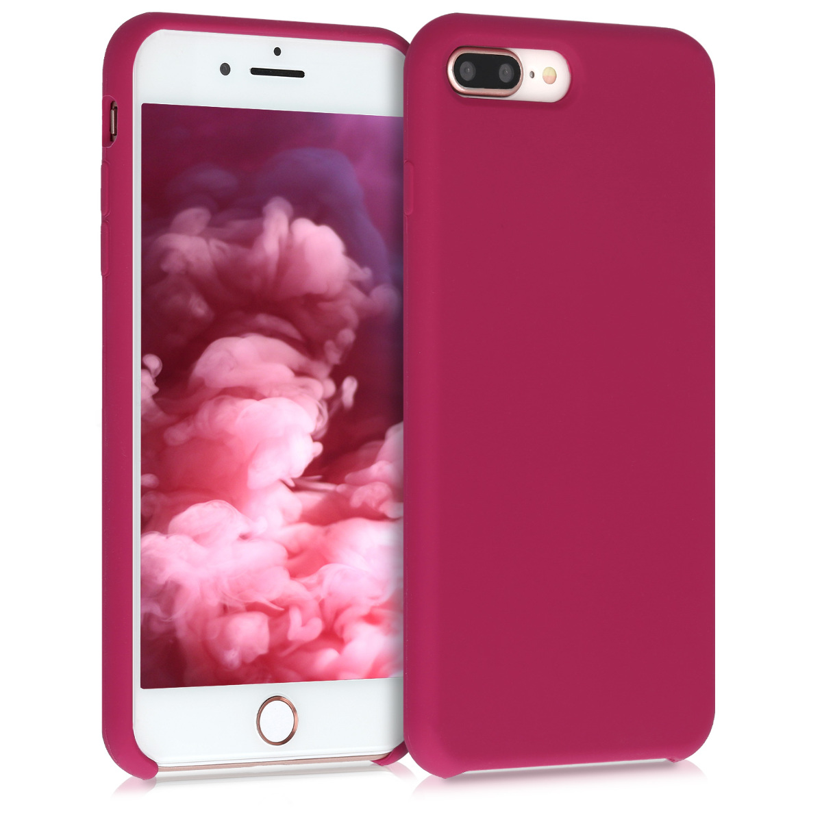 Silikonový kryt kwmobile pro Apple iPhone 7 Plus / iPhone 8 Plus - červená