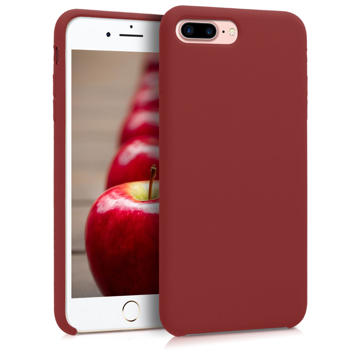 Silikonový kryt kwmobile pro Apple iPhone 7 Plus / iPhone 8 Plus - červená