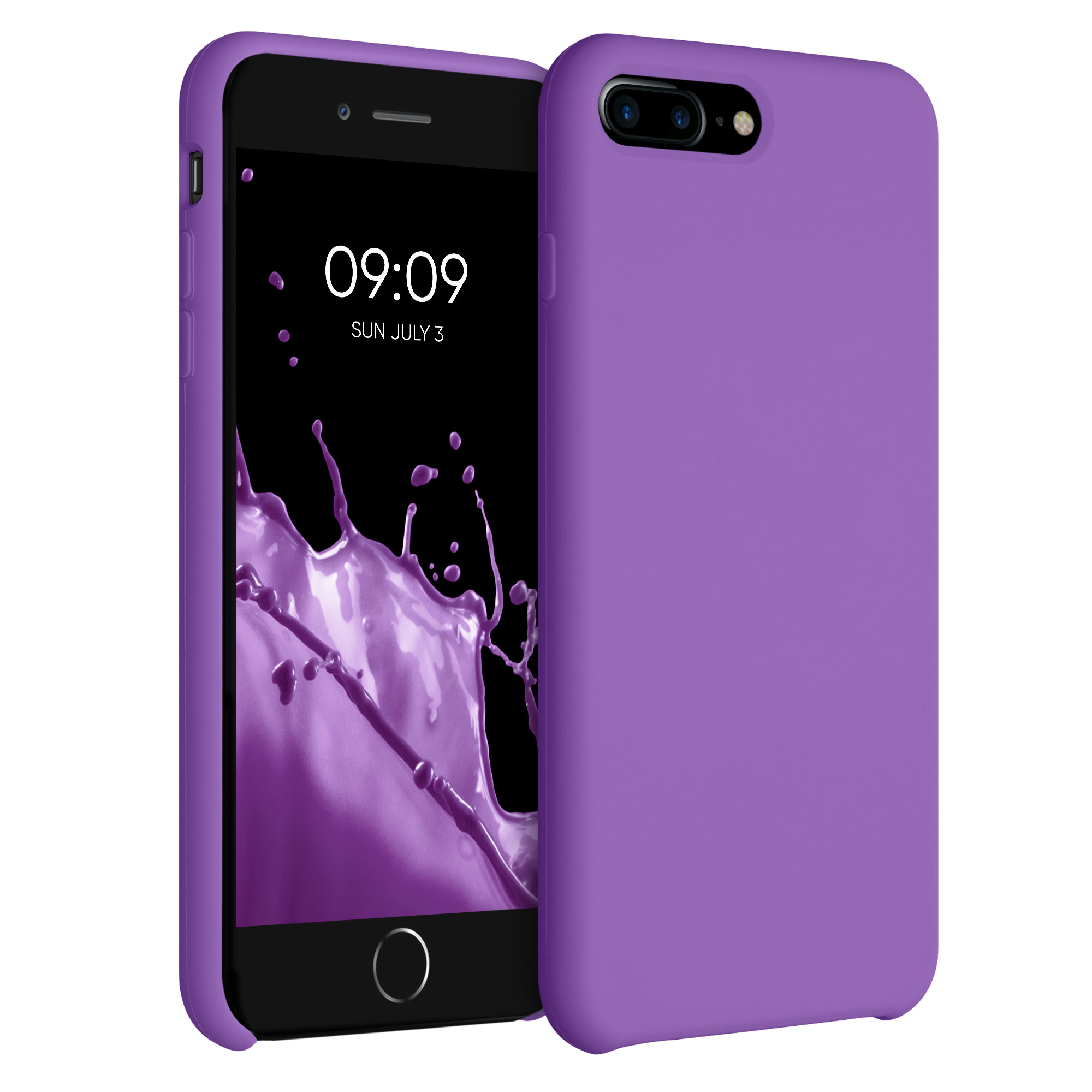 Silikonový kryt kwmobile pro Apple iPhone 7 Plus / iPhone 8 Plus - fialová