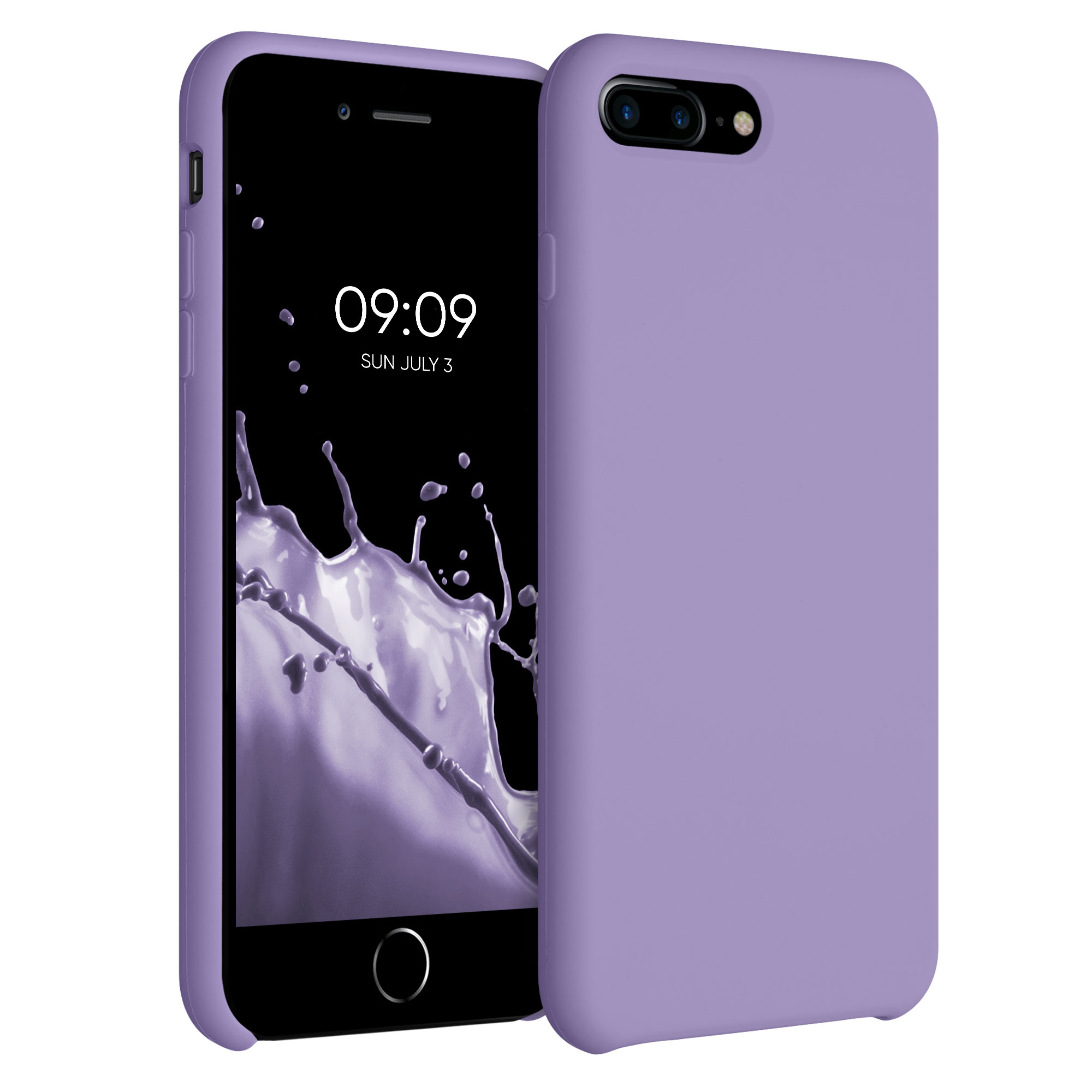Silikonový kryt kwmobile pro Apple iPhone 7 Plus / iPhone 8 Plus - fialová